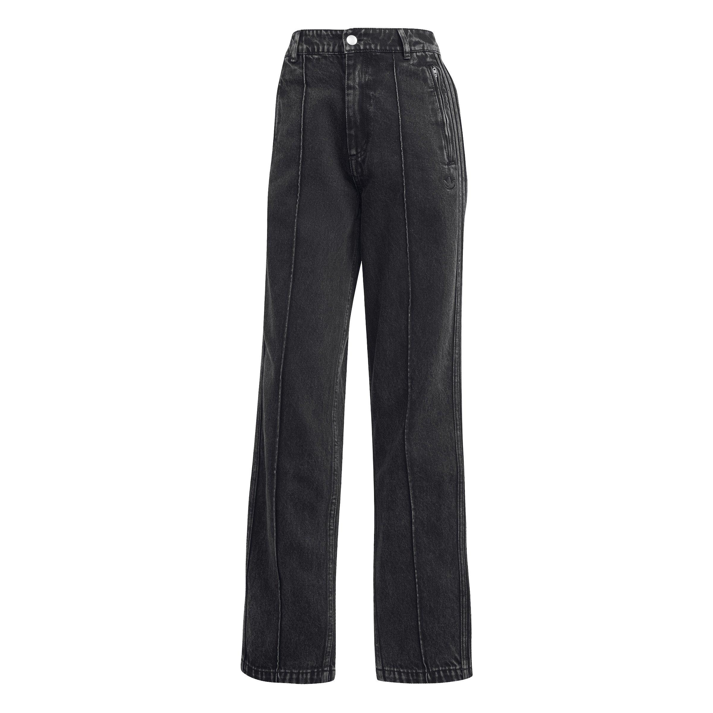 デニム・ジーパン ADIDAS Premium Essential Denim Balloon Pants 5FT287 CLOTHING - Premium Essentials Denim Pant - Blue | adidas Oman