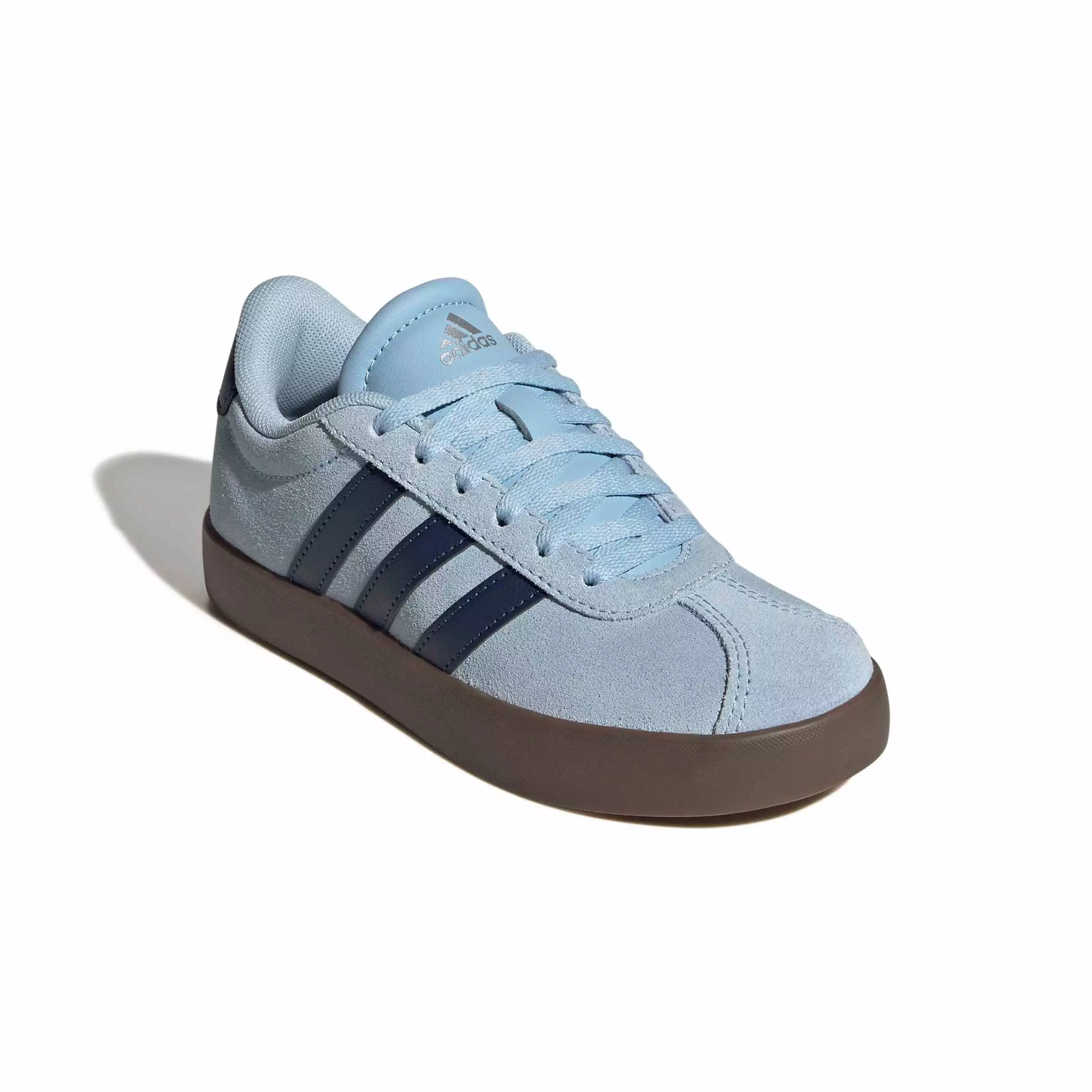 adidas VL Court 3.0 "Clear Sky/Night Indigo/Gum 5" Preschool Boys' Shoe - SKY/INDIGO/GUM