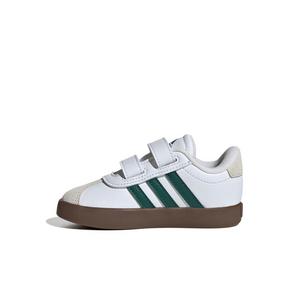 adidas VL Court 3.0 "Ftwr White/Collegiate Green/Gum 5" Infant Boys' Shoe - WHITE/GREEN/GUM