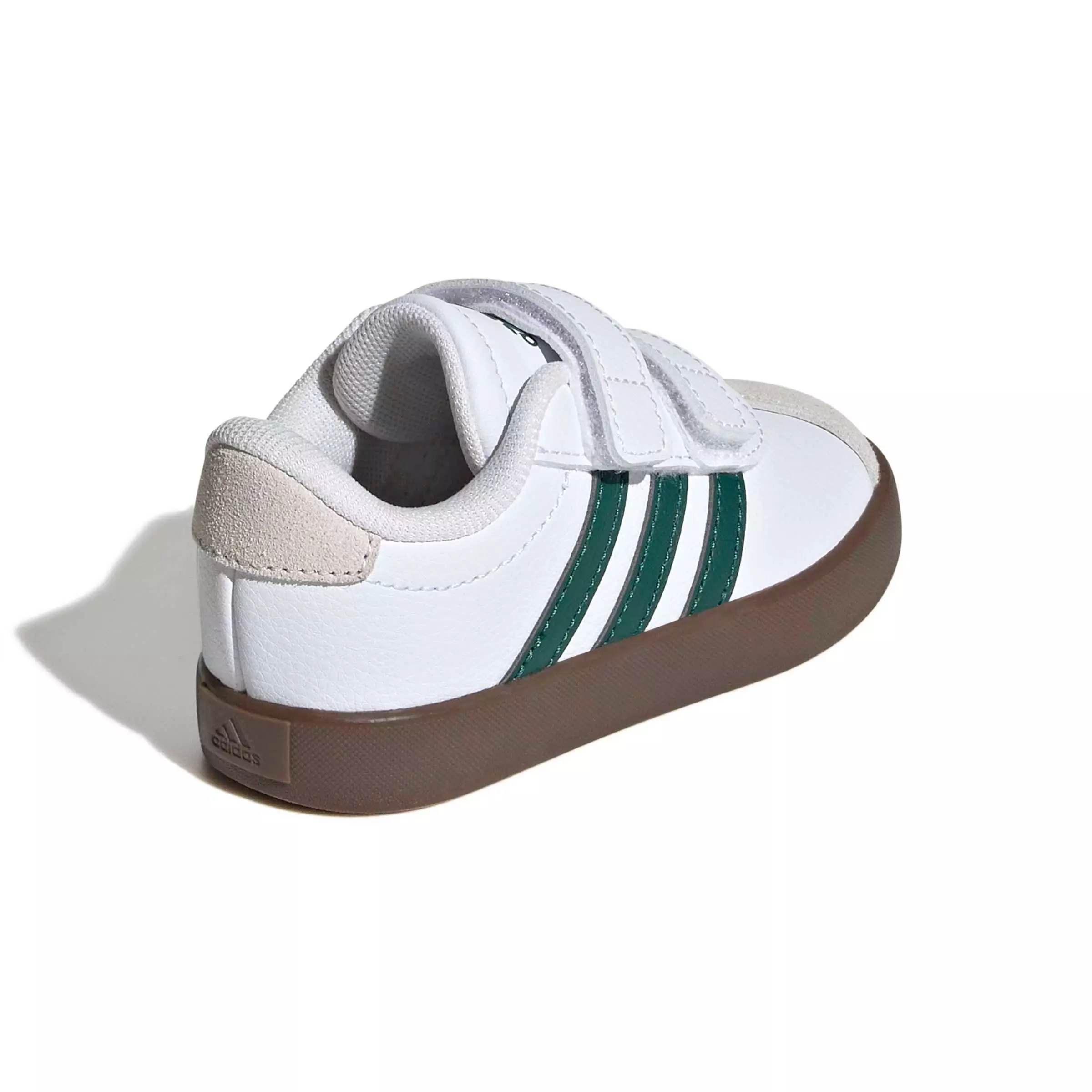 adidas VL Court 3.0 "Ftwr White/Collegiate Green/Gum 5" Infant Boys' Shoe - WHITE/GREEN/GUM