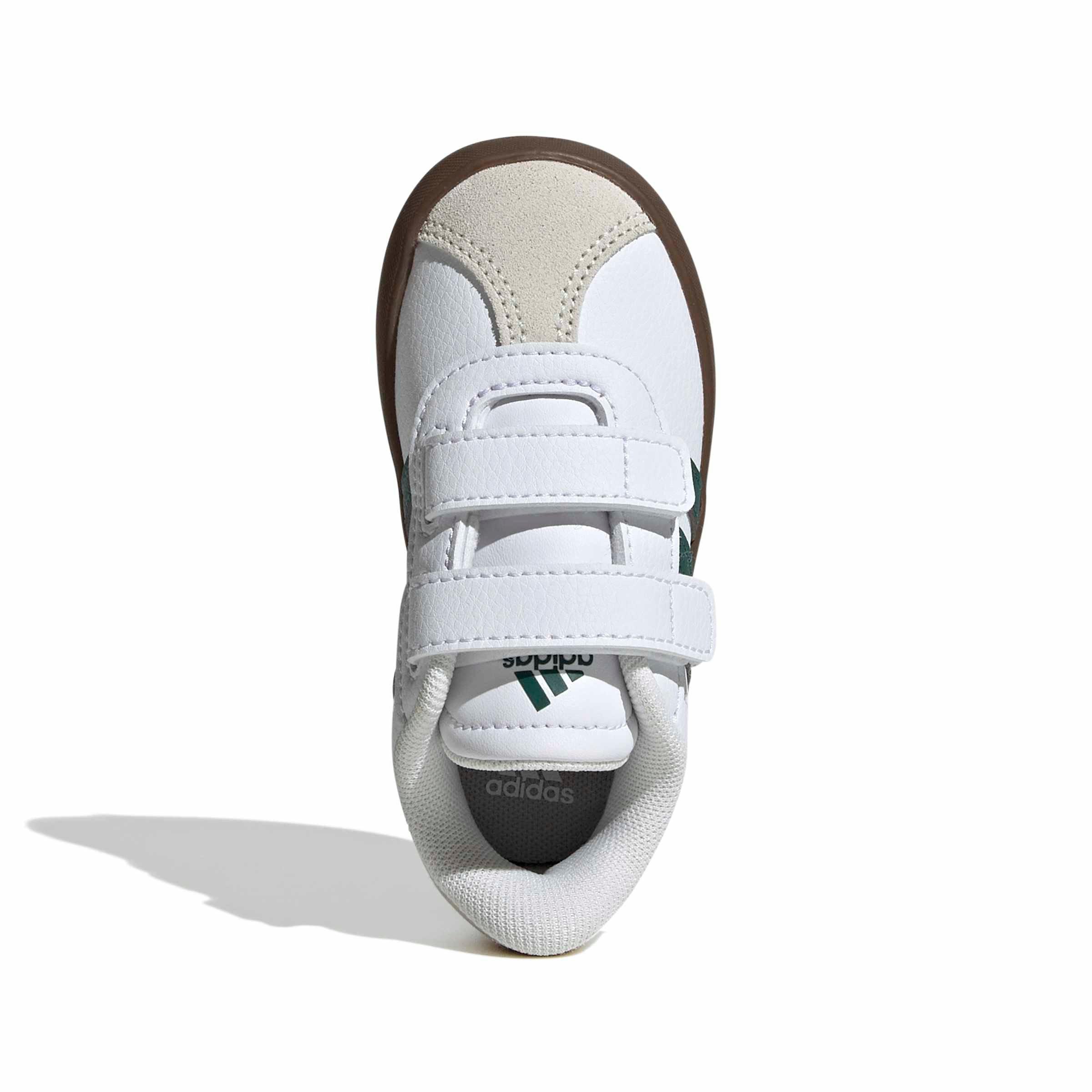 adidas VL Court 3.0 "Ftwr White/Collegiate Green/Gum 5" Infant Boys' Shoe - WHITE/GREEN/GUM