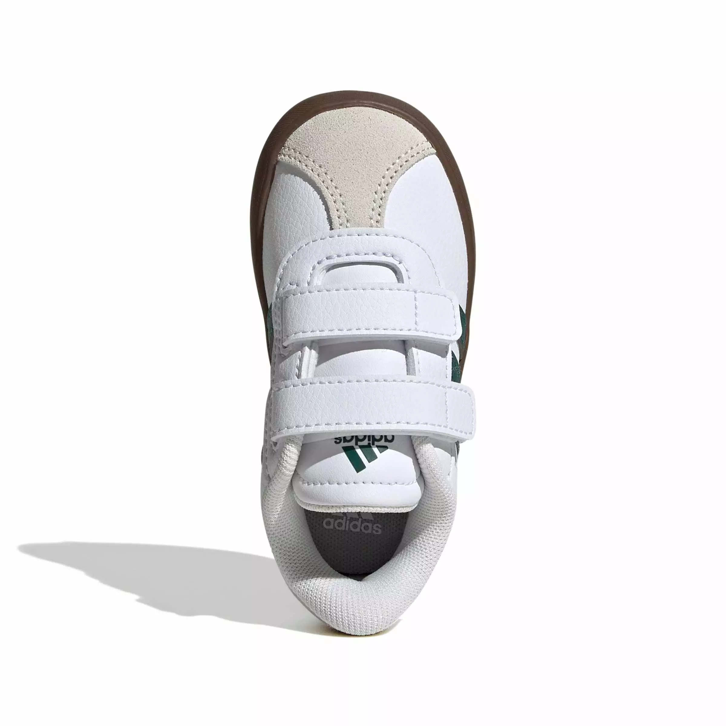 adidas VL Court 3.0 "Ftwr White/Collegiate Green/Gum 5" Infant Boys' Shoe - WHITE/GREEN/GUM