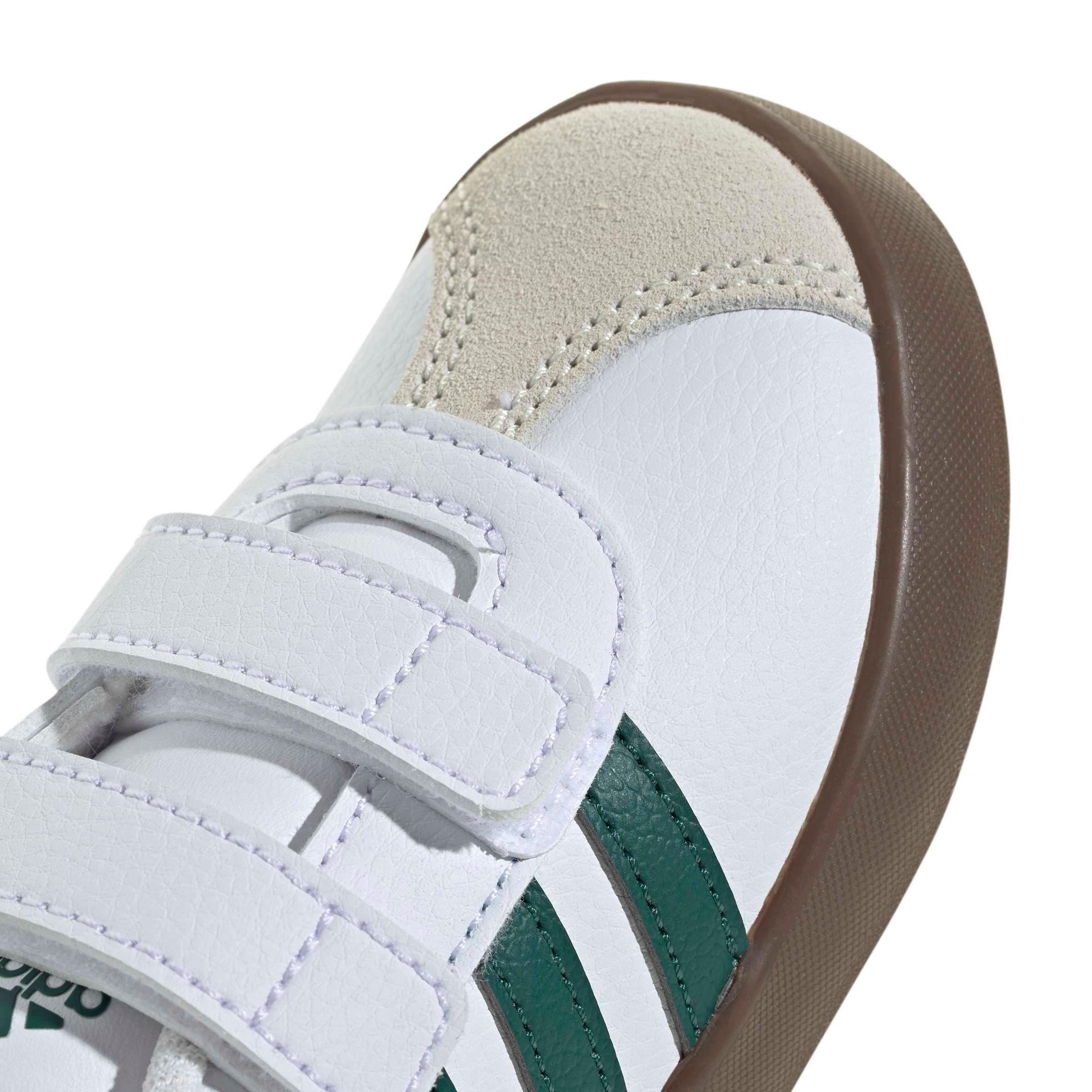 adidas VL Court 3.0 "Ftwr White/Collegiate Green/Gum 5" Infant Boys' Shoe - WHITE/GREEN/GUM