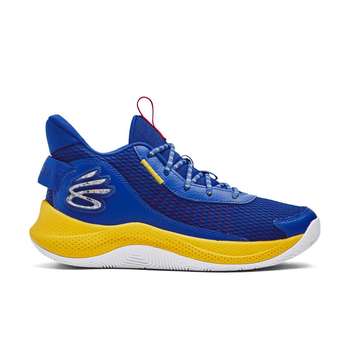 Under Armour Curry 3Z7 Royal Versa Blue Taxi Unisex Basketball Shoe Hibbett