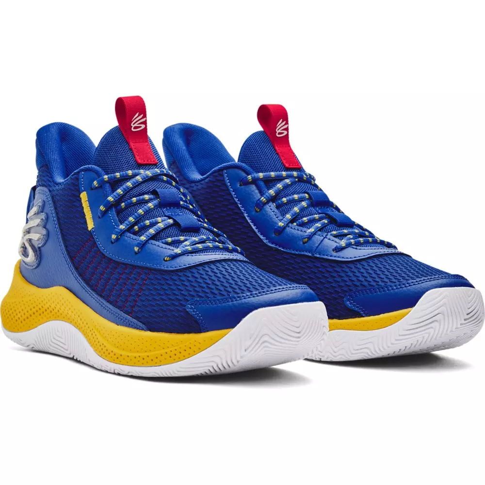 Under Armour Curry 3Z7 "Royal/Versa Blue/Taxi" Unisex Basketball Shoe - ROYAL/YELLOW