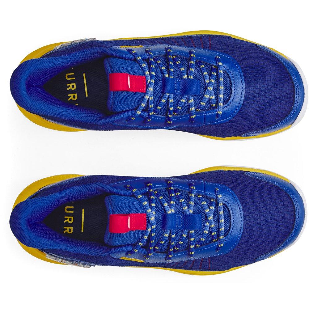 Under Armour Curry 3Z7 "Royal/Versa Blue/Taxi" Unisex Basketball Shoe - ROYAL/YELLOW Thumbnail View 4