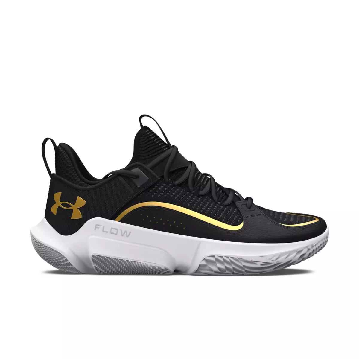 Under Armour Flow Future X 3 "Black/Metallic Gold" Unisex Basketball Shoe - BLACK/GOLD