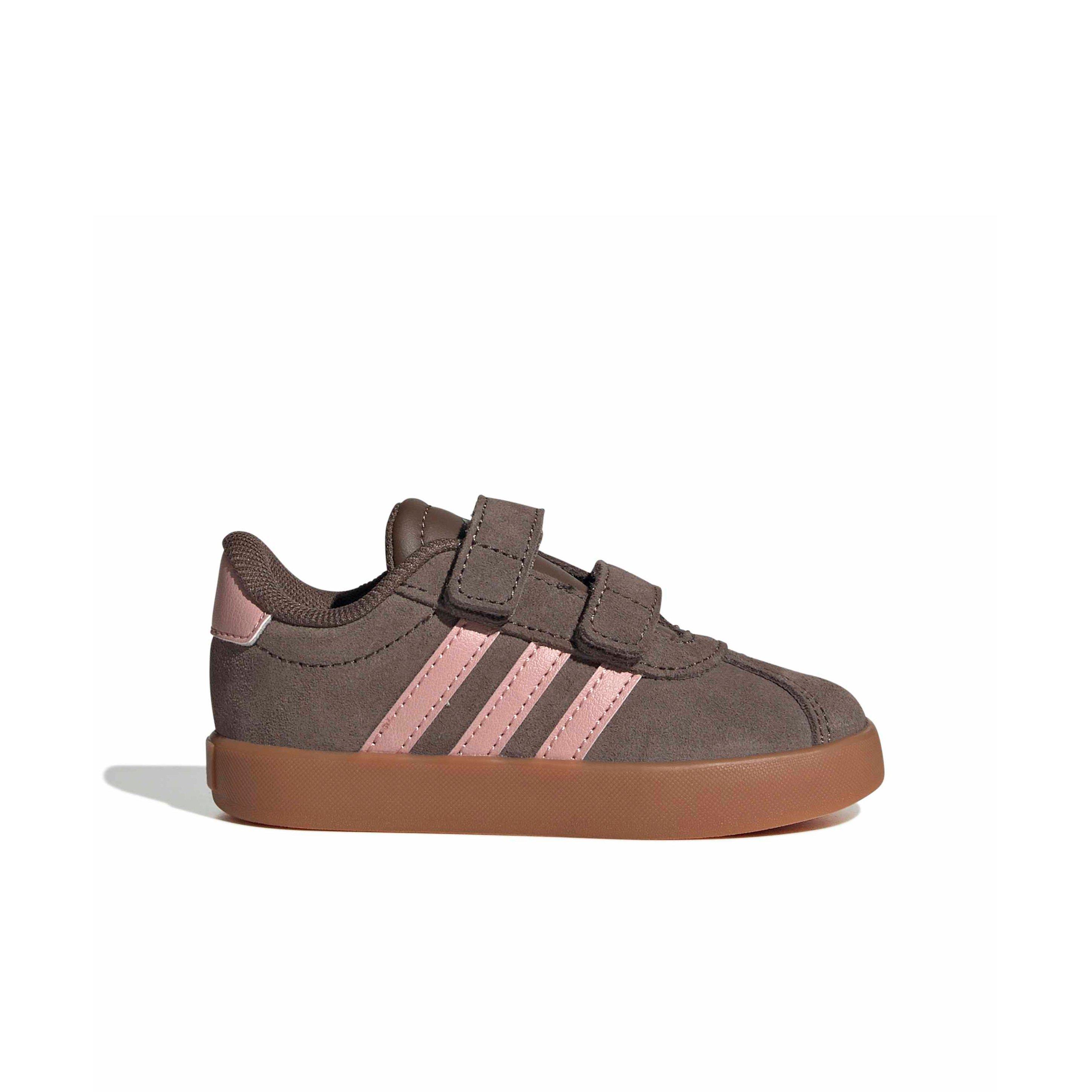 adidas VL Court 3.0 "Earth Strata/Semi Frozen Turbo/Amber Gum" Infant Girls' Shoe - EARTH/TURBO/GUM