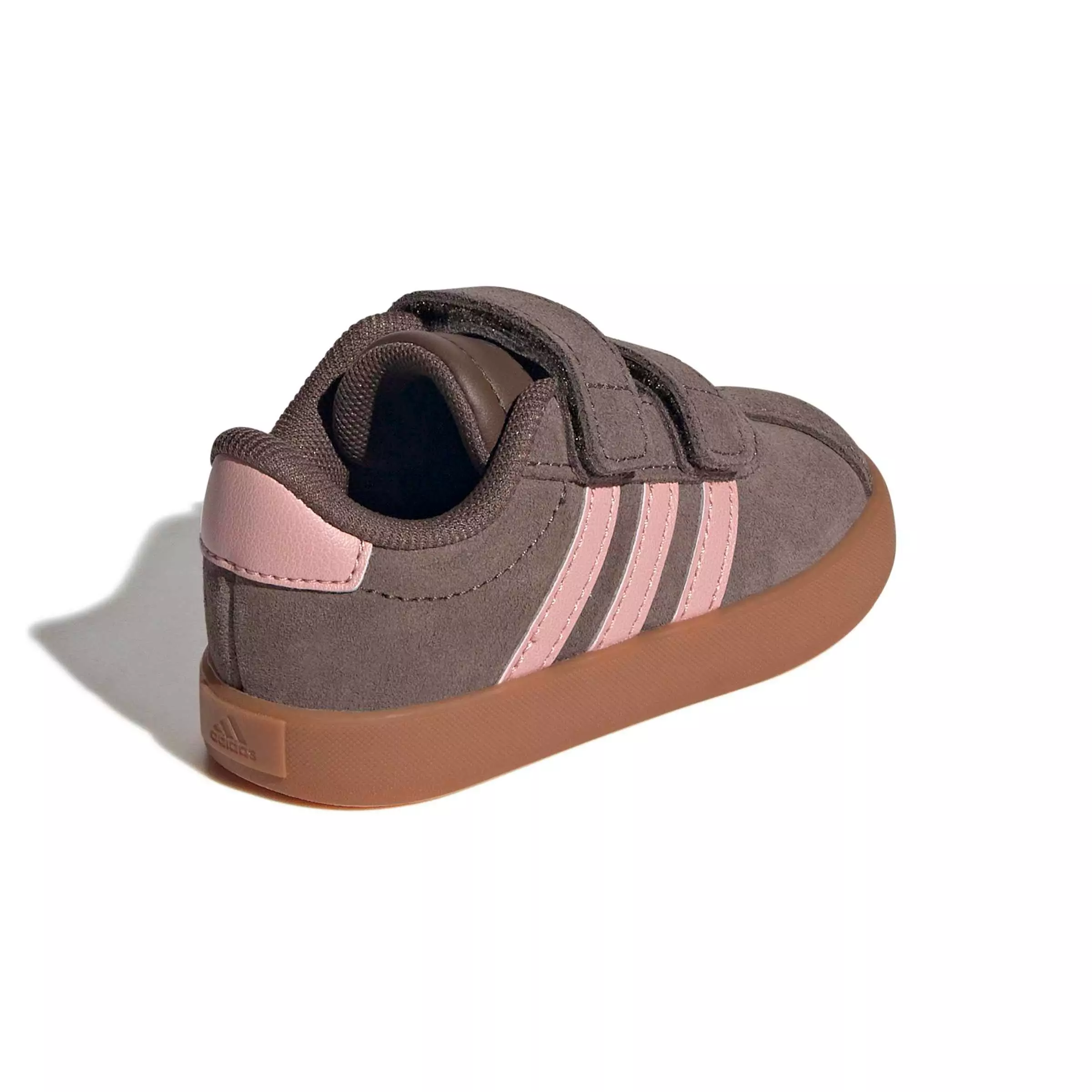 adidas VL Court 3.0 "Earth Strata/Semi Frozen Turbo/Amber Gum" Infant Girls' Shoe - EARTH/TURBO/GUM