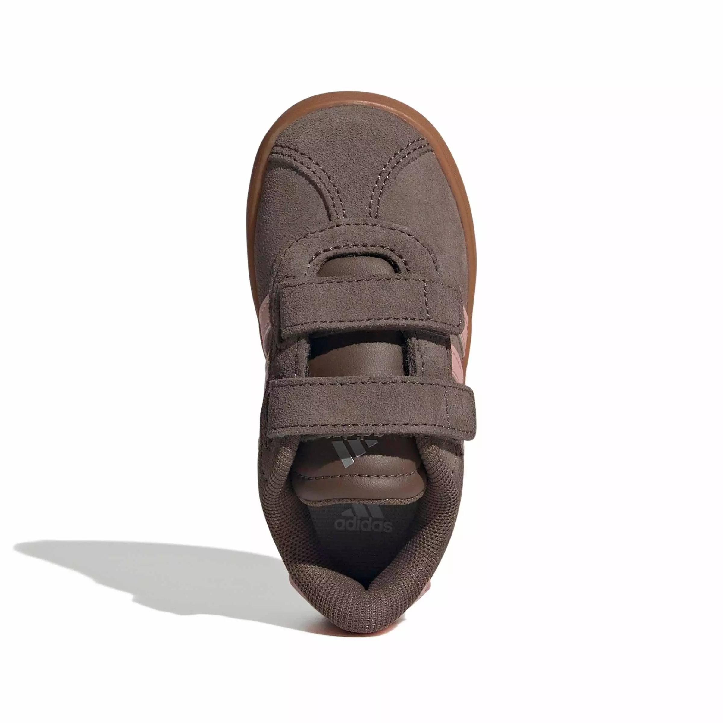 adidas VL Court 3.0 "Earth Strata/Semi Frozen Turbo/Amber Gum" Infant Girls' Shoe - EARTH/TURBO/GUM