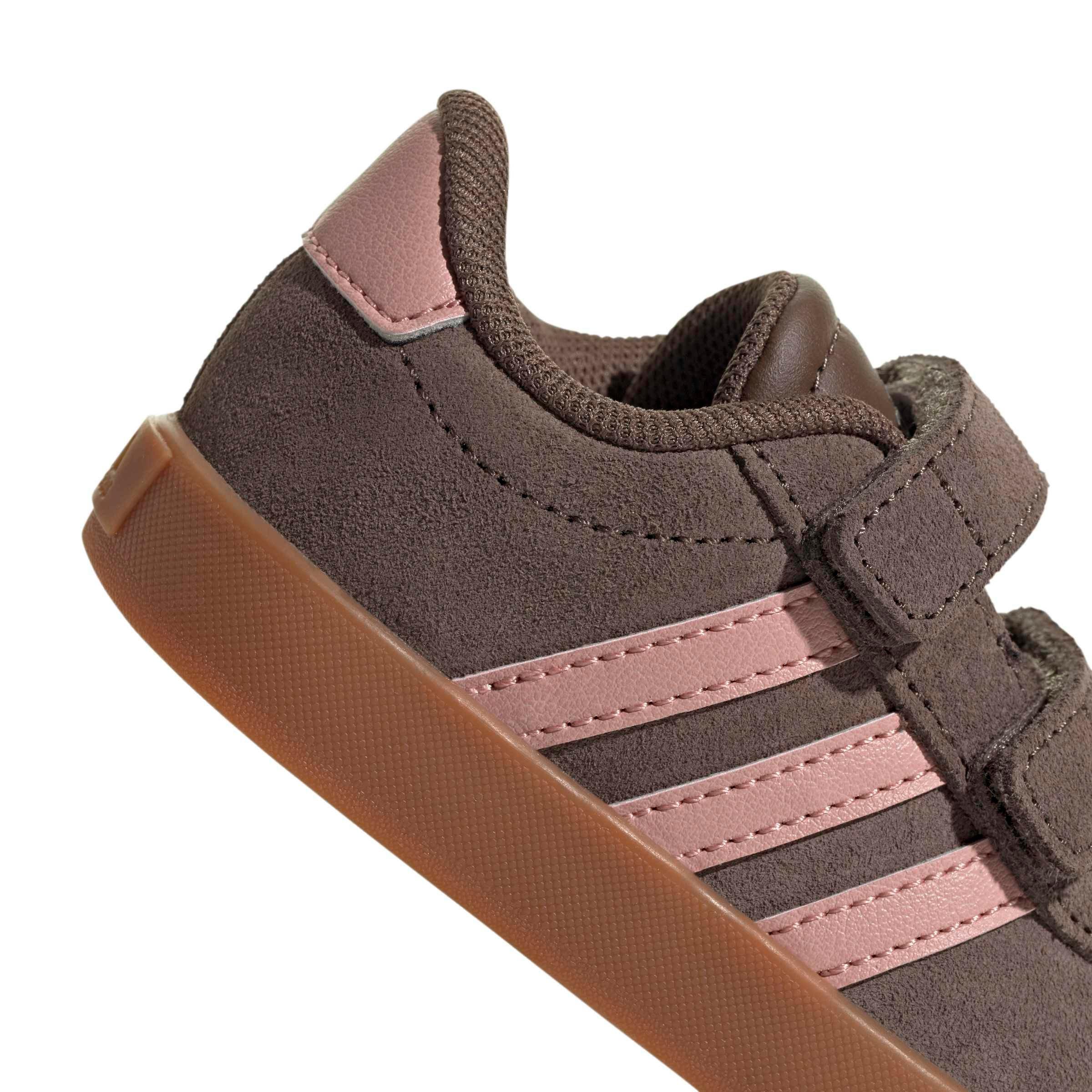 adidas VL Court 3.0 "Earth Strata/Semi Frozen Turbo/Amber Gum" Infant Girls' Shoe - EARTH/TURBO/GUM