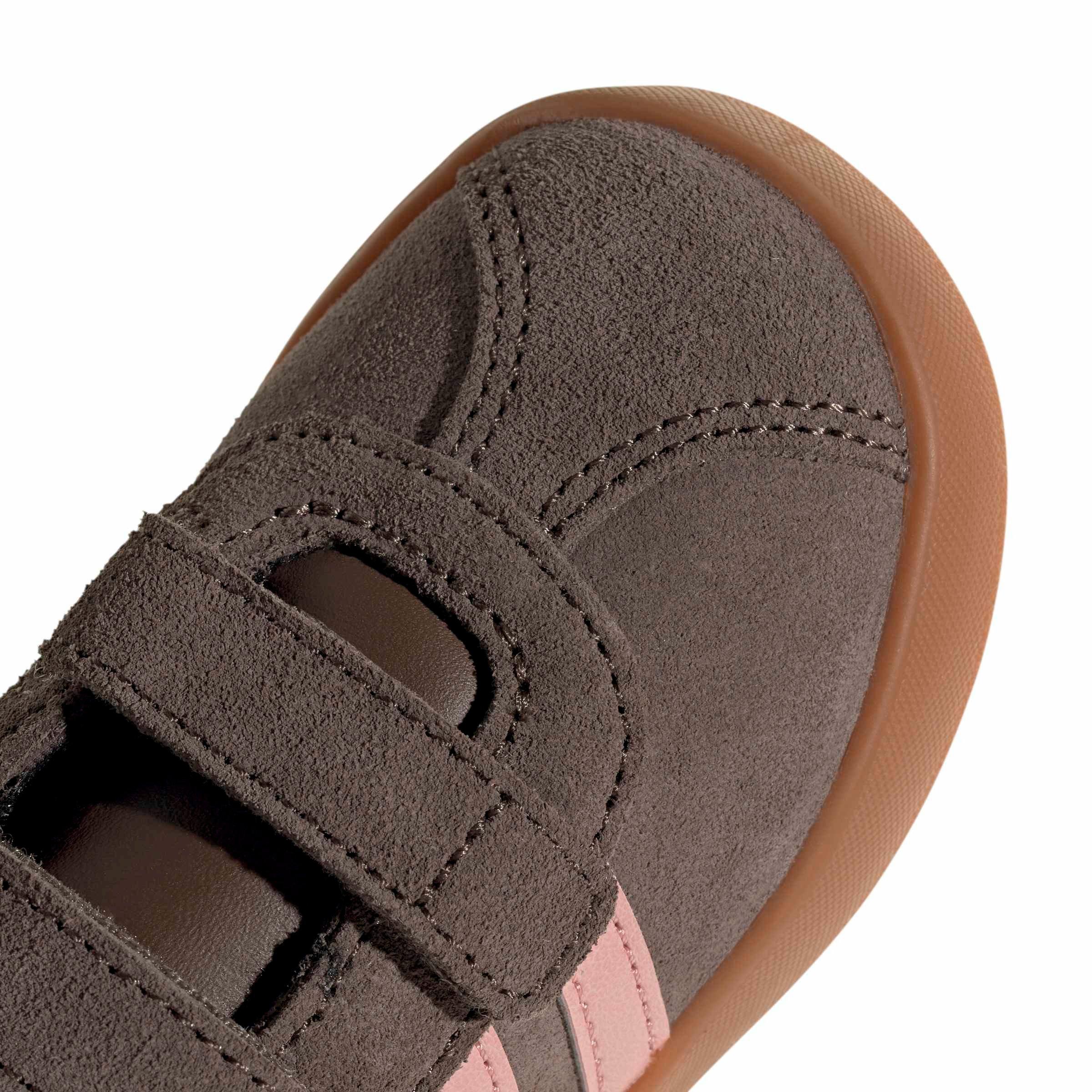 adidas VL Court 3.0 "Earth Strata/Semi Frozen Turbo/Amber Gum" Infant Girls' Shoe - EARTH/TURBO/GUM