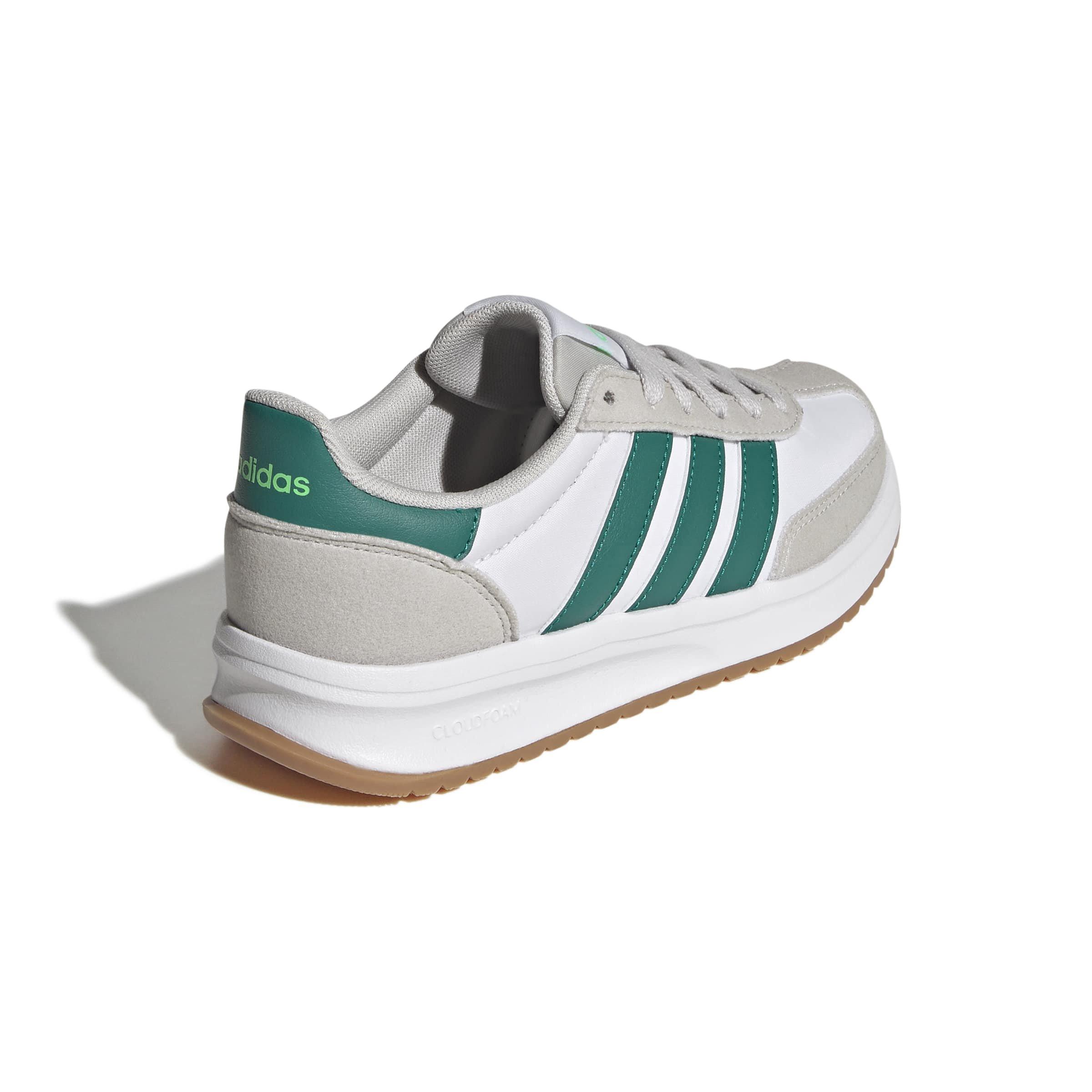 adidas Run 70s 2.0 "Grey One/Equipment Green/Ftwr White" Grade School Boys' Shoe - GREY/GREEN/WHITE