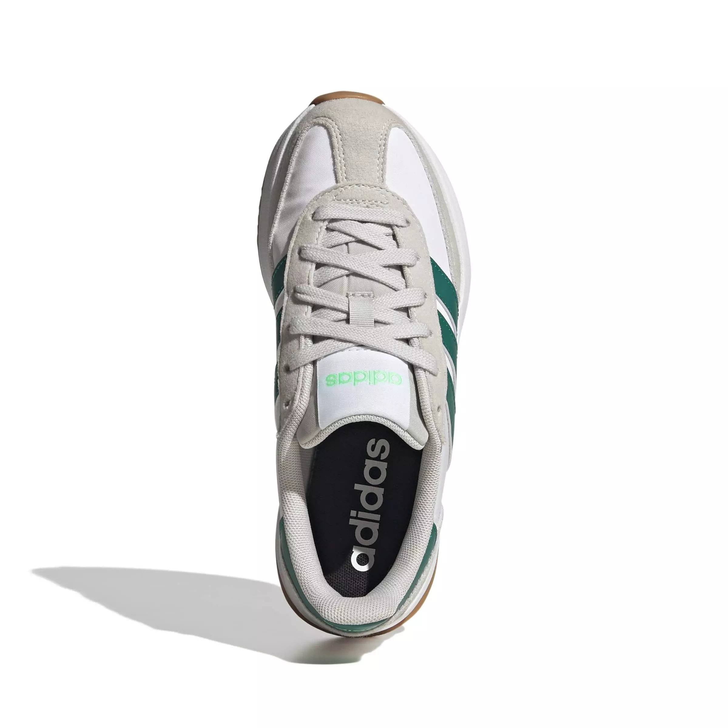 adidas Run 70s 2.0 "Grey One/Equipment Green/Ftwr White" Grade School Boys' Shoe - GREY/GREEN/WHITE