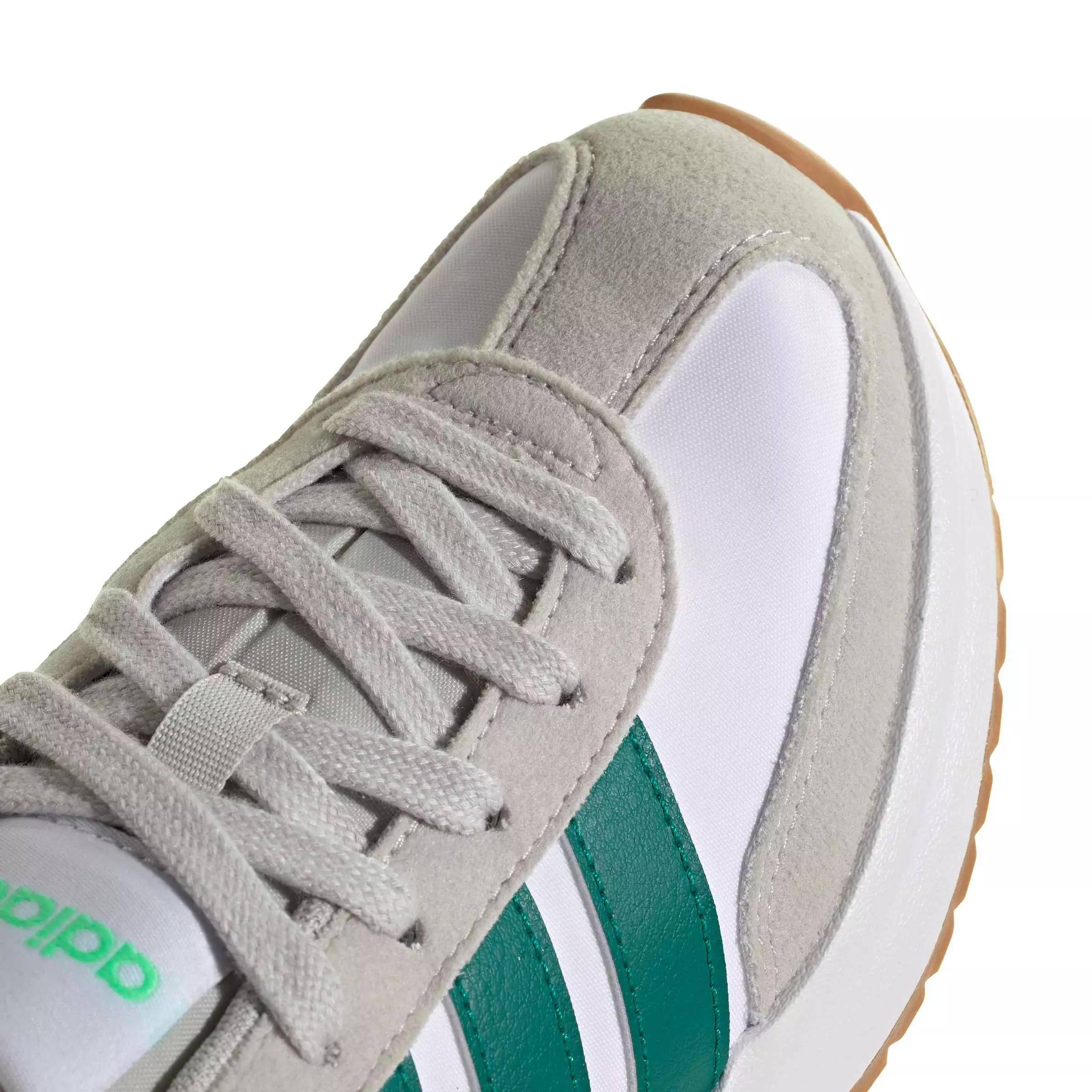 adidas Run 70s 2.0 "Grey One/Equipment Green/Ftwr White" Grade School Boys' Shoe - GREY/GREEN/WHITE