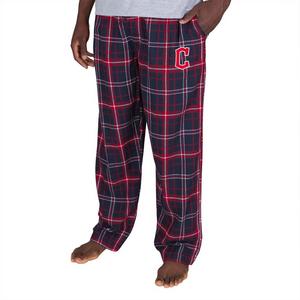 College Concepts Men's Ultimate Cleveland Guardians Flannel Pants