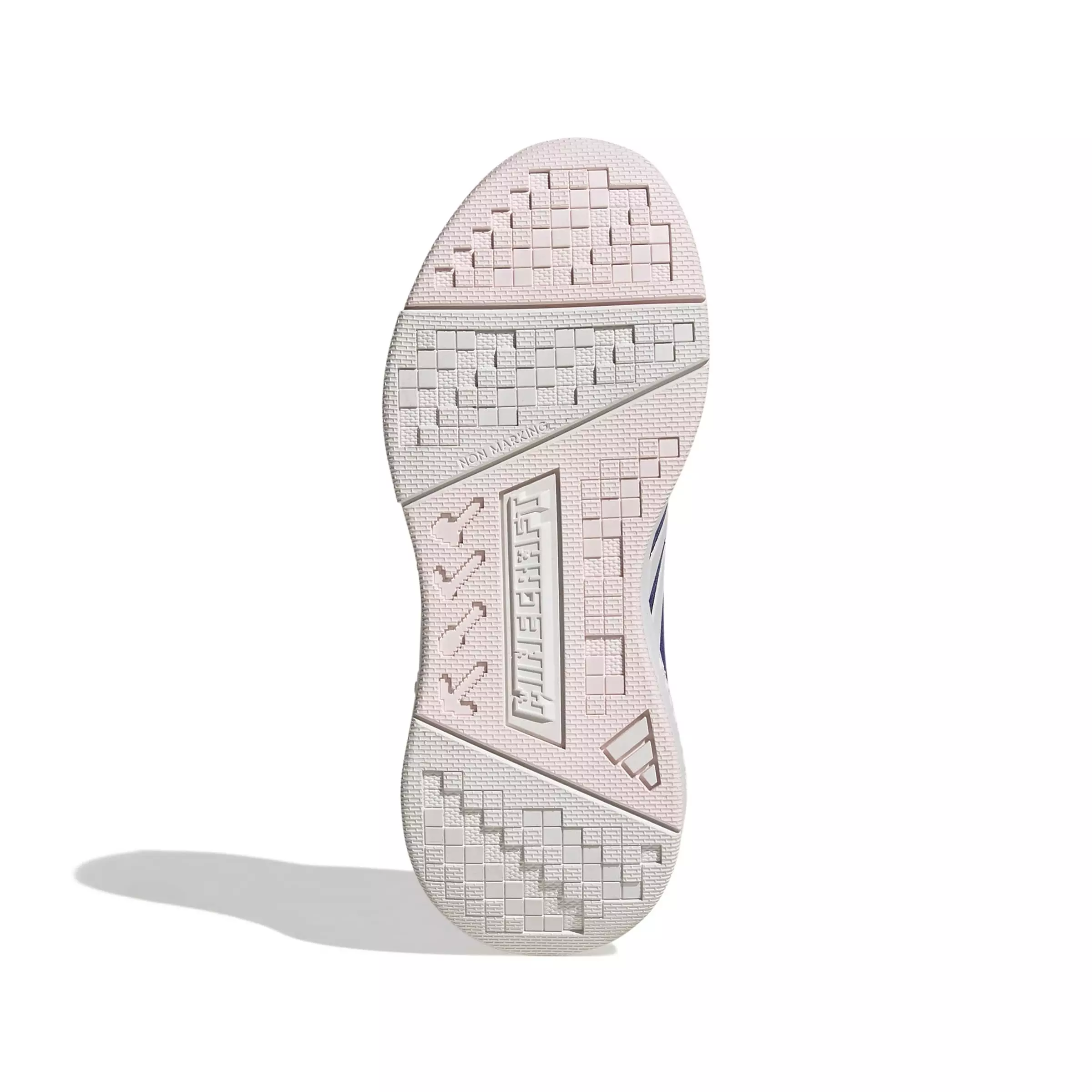 adidas Minecraft Pro "Purple/Crystal White/Distilled Pink" Grade School Girls' Shoe - PURPLE/WHITE/PINK