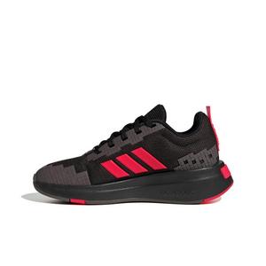 adidas Minecraft Pro "Core Black/Lucid Red/Grey Strata" Grade School Boys' Shoe - BLACK/RED/GREY