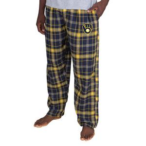 College Concepts Men's Ultimate Milwaukee Brewers Flannel Pants