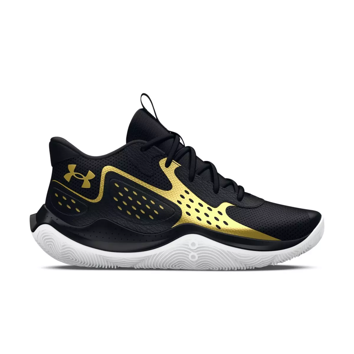 Under Armour Jet 23 "Black/Metallic Gold" Unisex Basketball Shoe - BLACK/GOLD