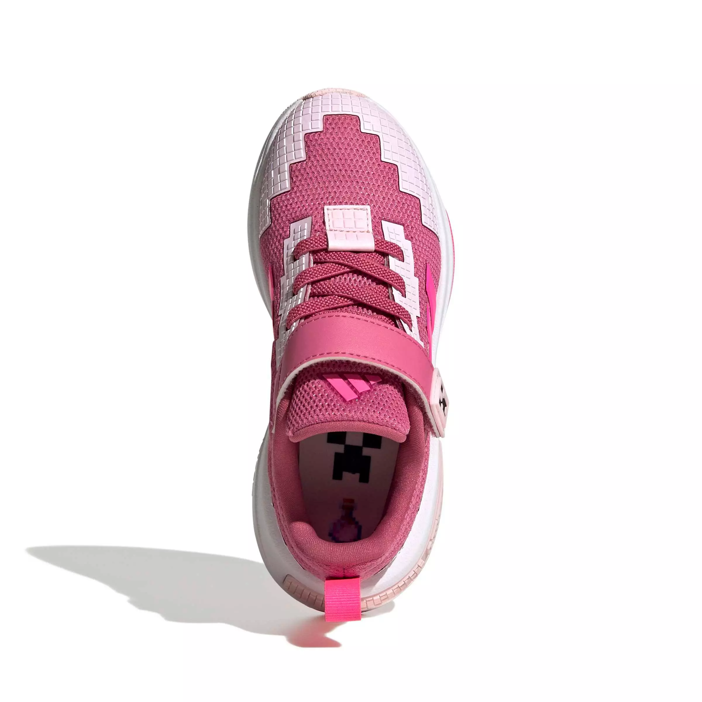 adidas Minecraft Pro "Dual Magenta/Lucid Pink/Clear Pink" Preschool Girls' Shoe - MAGENTA/PINK/PINK