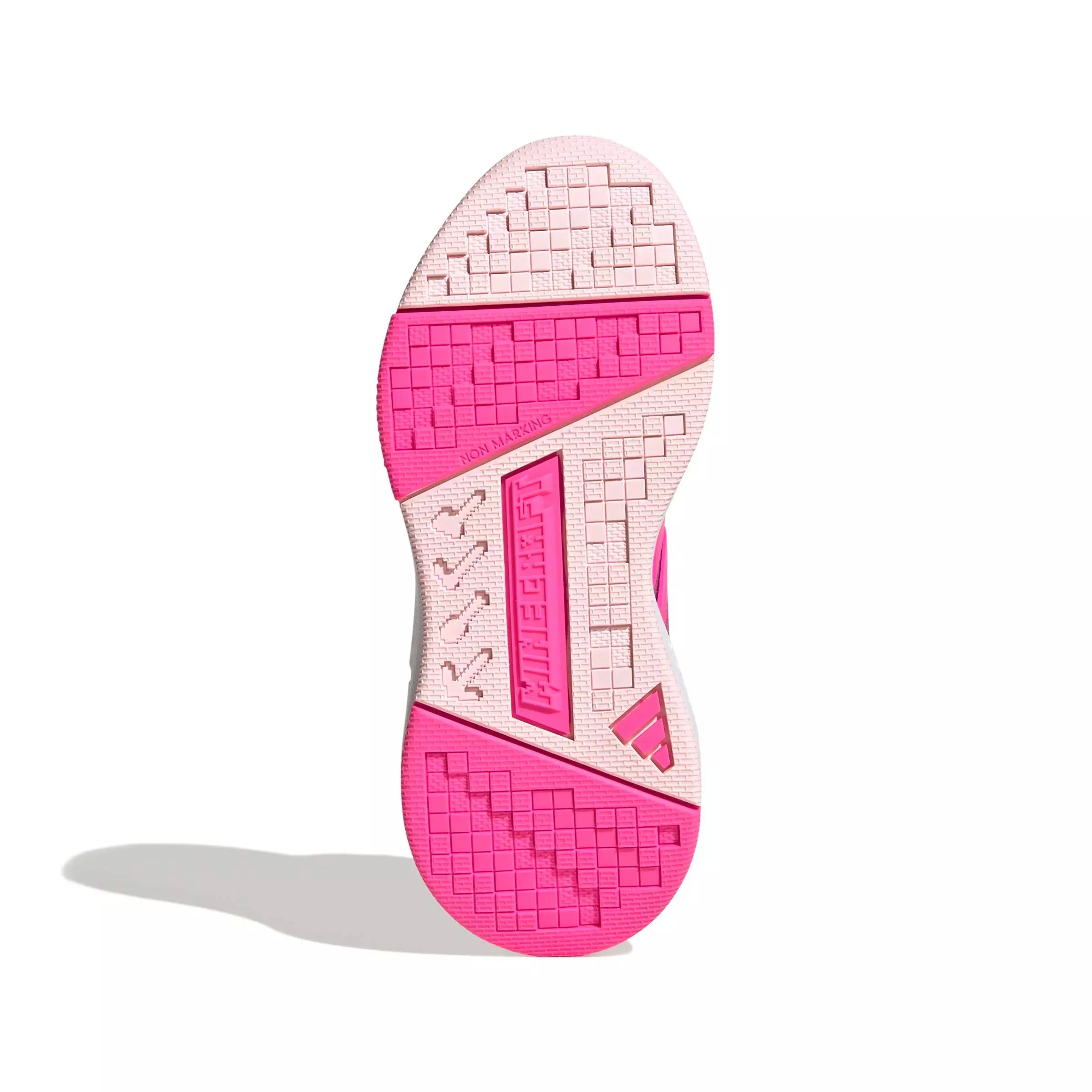 adidas Minecraft Pro "Dual Magenta/Lucid Pink/Clear Pink" Preschool Girls' Shoe - MAGENTA/PINK/PINK