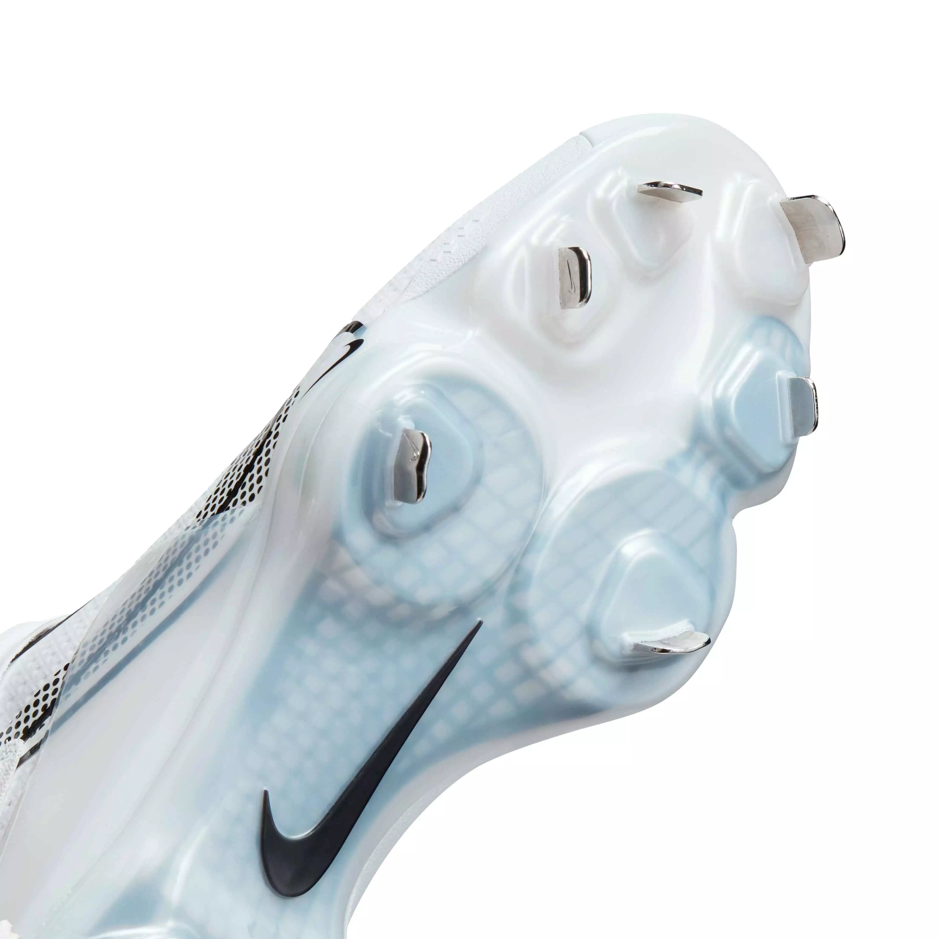 Nike Force Zoom Trout 7 "White/Black/Dynamic Turquoise/Pure Platinum" Men's Baseball Cleat - WHITE