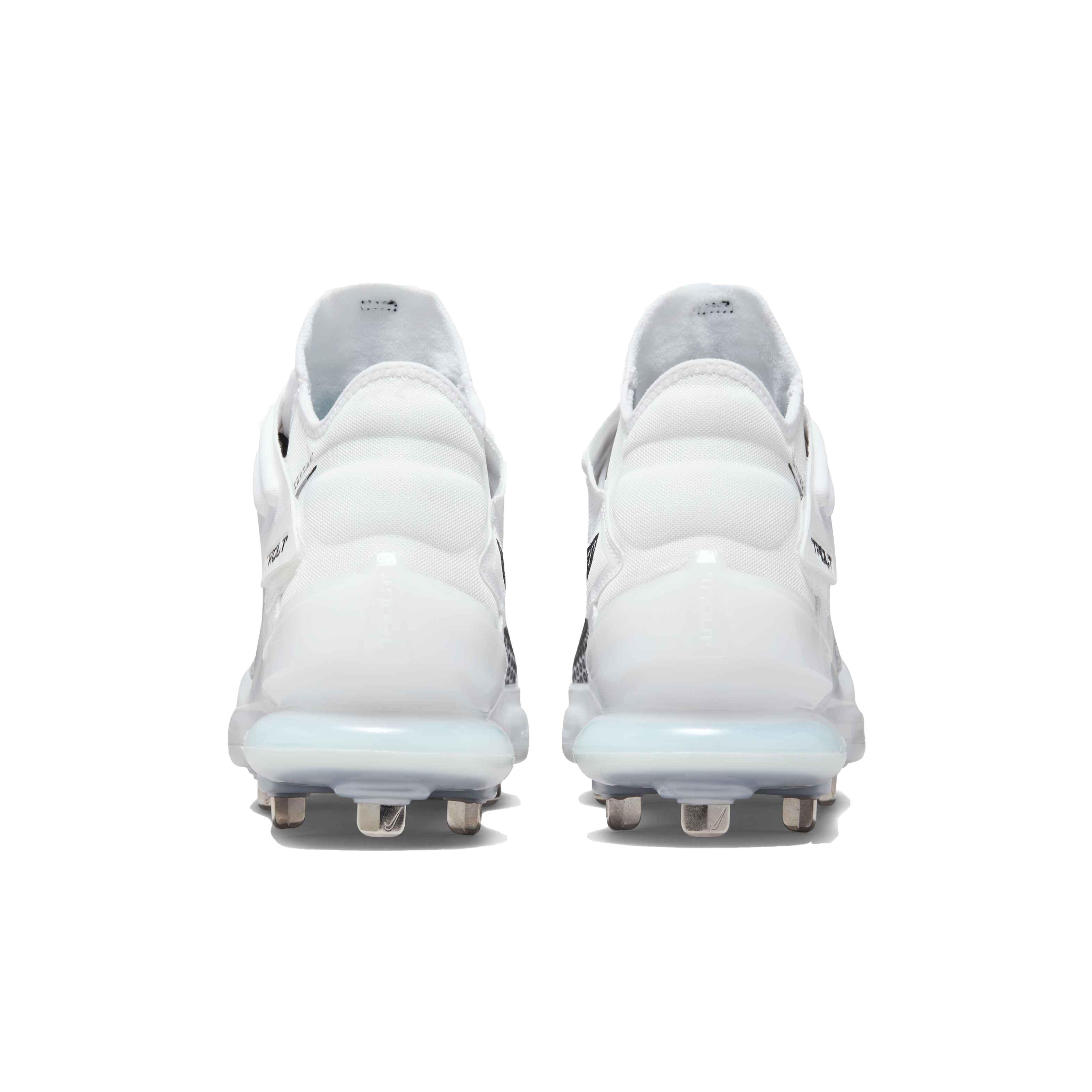 Nike Force Zoom Trout 7 "White/Black/Dynamic Turquoise/Pure Platinum" Men's Baseball Cleat - WHITE Thumbnail View 5