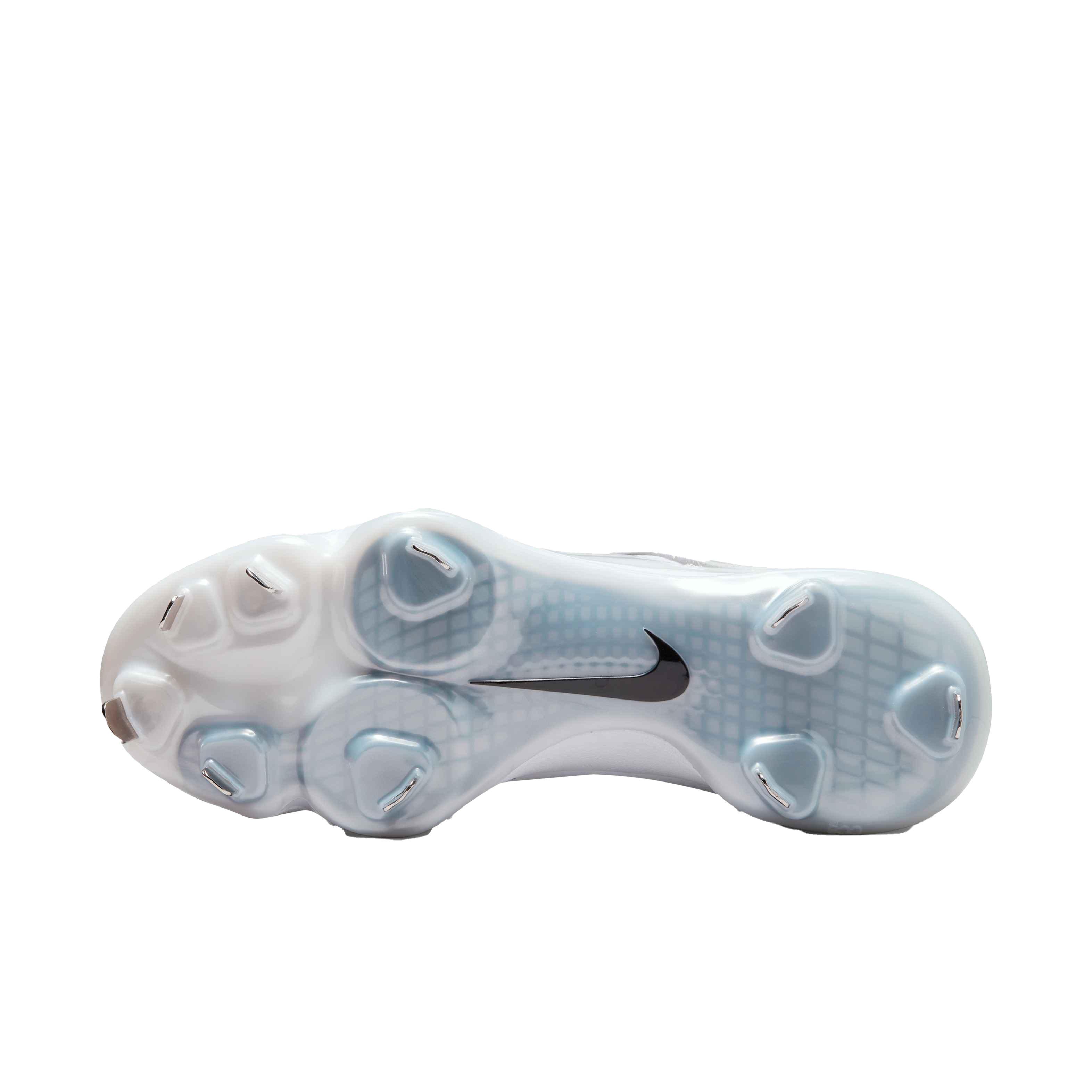 Nike Force Zoom Trout 7 "White/Black/Dynamic Turquoise/Pure Platinum" Men's Baseball Cleat - WHITE Thumbnail View 6