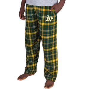 College Concepts Men's Ultimate Oakland Athletics Flannel Pants