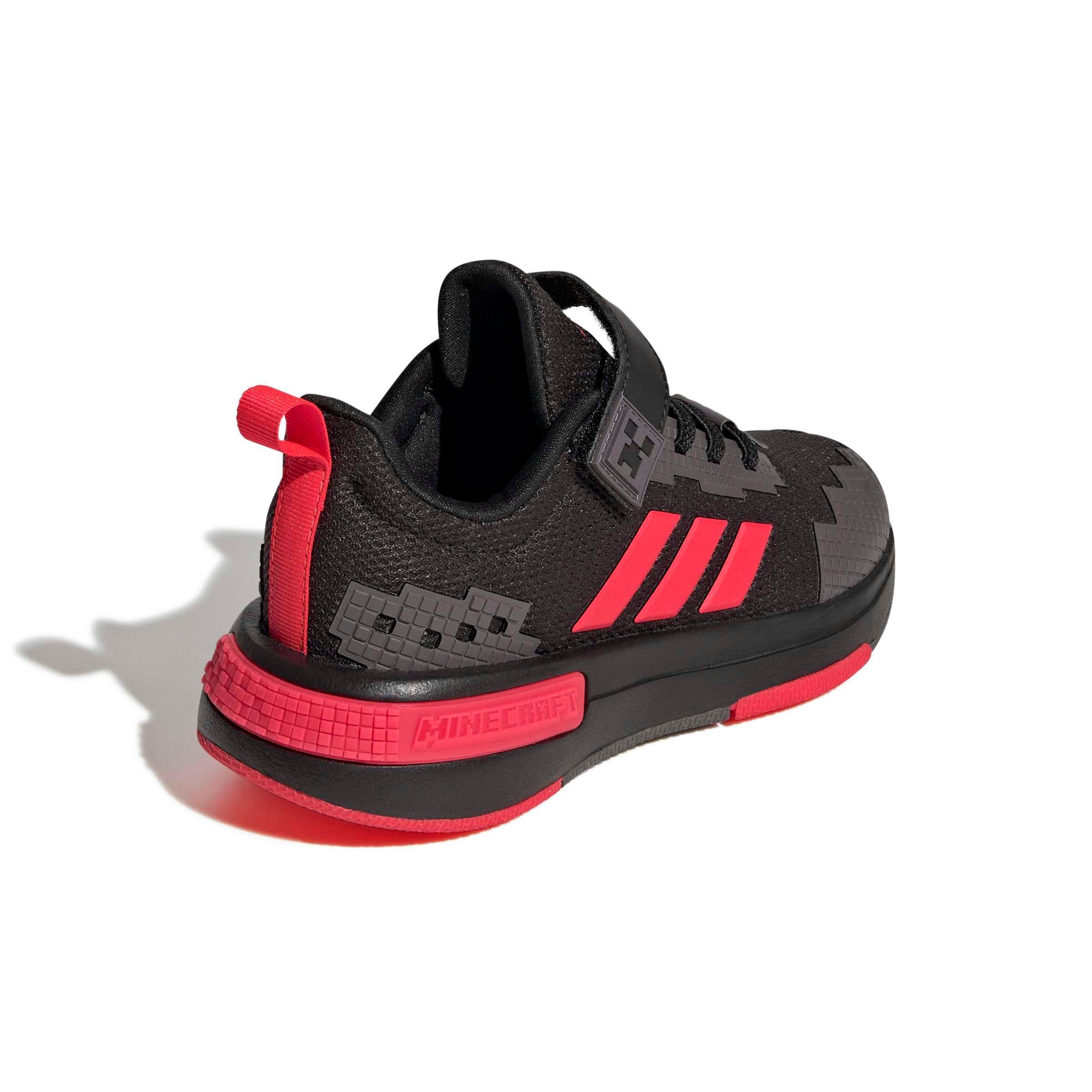 adidas Minecraft Pro "Core Black/Lucid Red/Grey Strata" Preschool Boys' Shoe - BLACK/RED/GREY