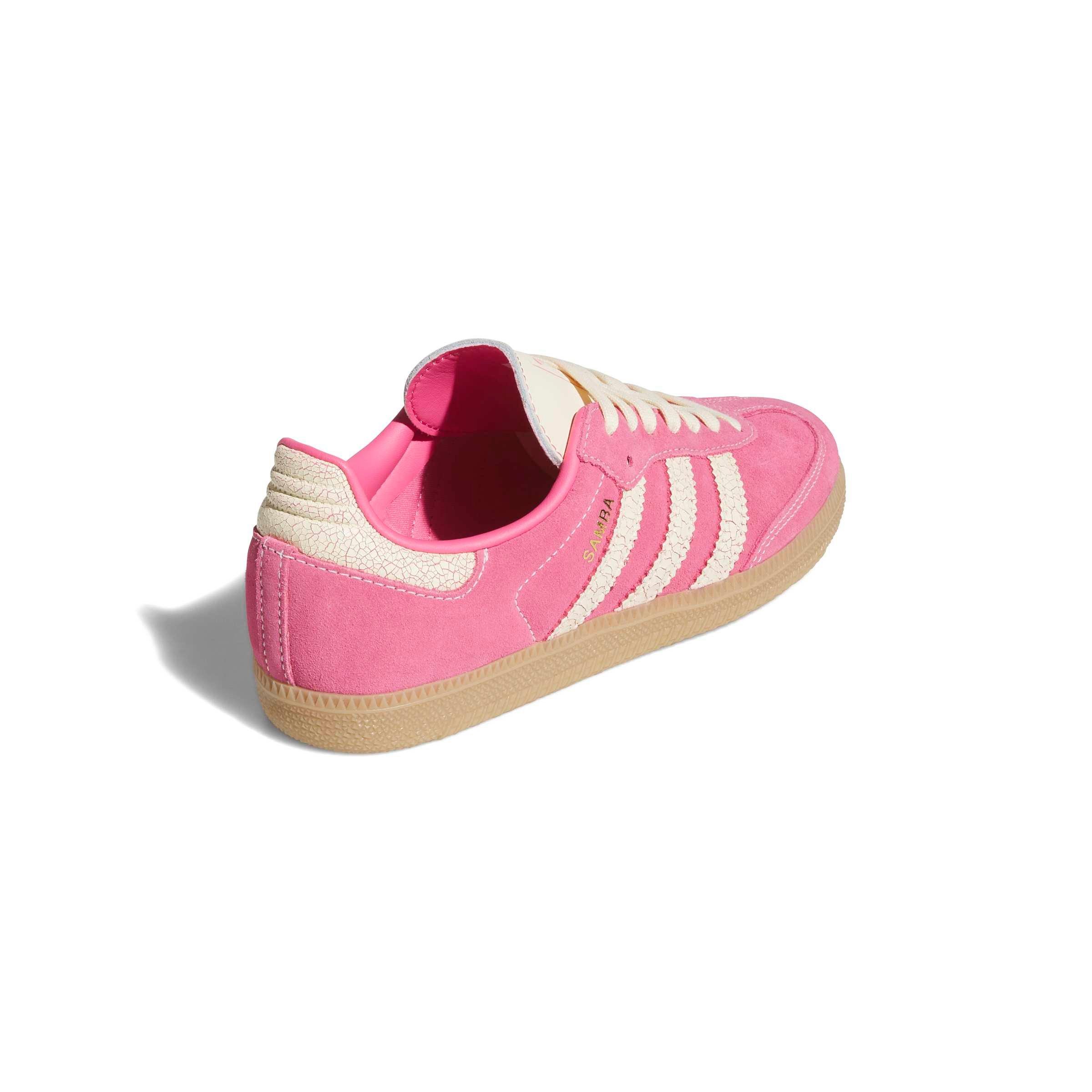 adidas Originals Samba OG "Pink Fusion/Warm Vanilla/Gum 4" Grade School Girls' Shoe - PINK/VANILLA/GUM