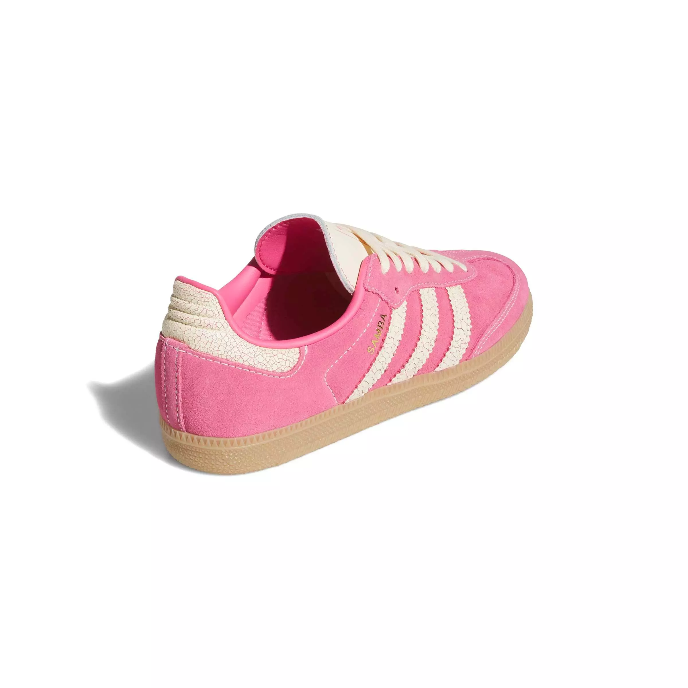 adidas Originals Samba OG "Pink Fusion/Warm Vanilla/Gum 4" Grade School Girls' Shoe - PINK/VANILLA/GUM