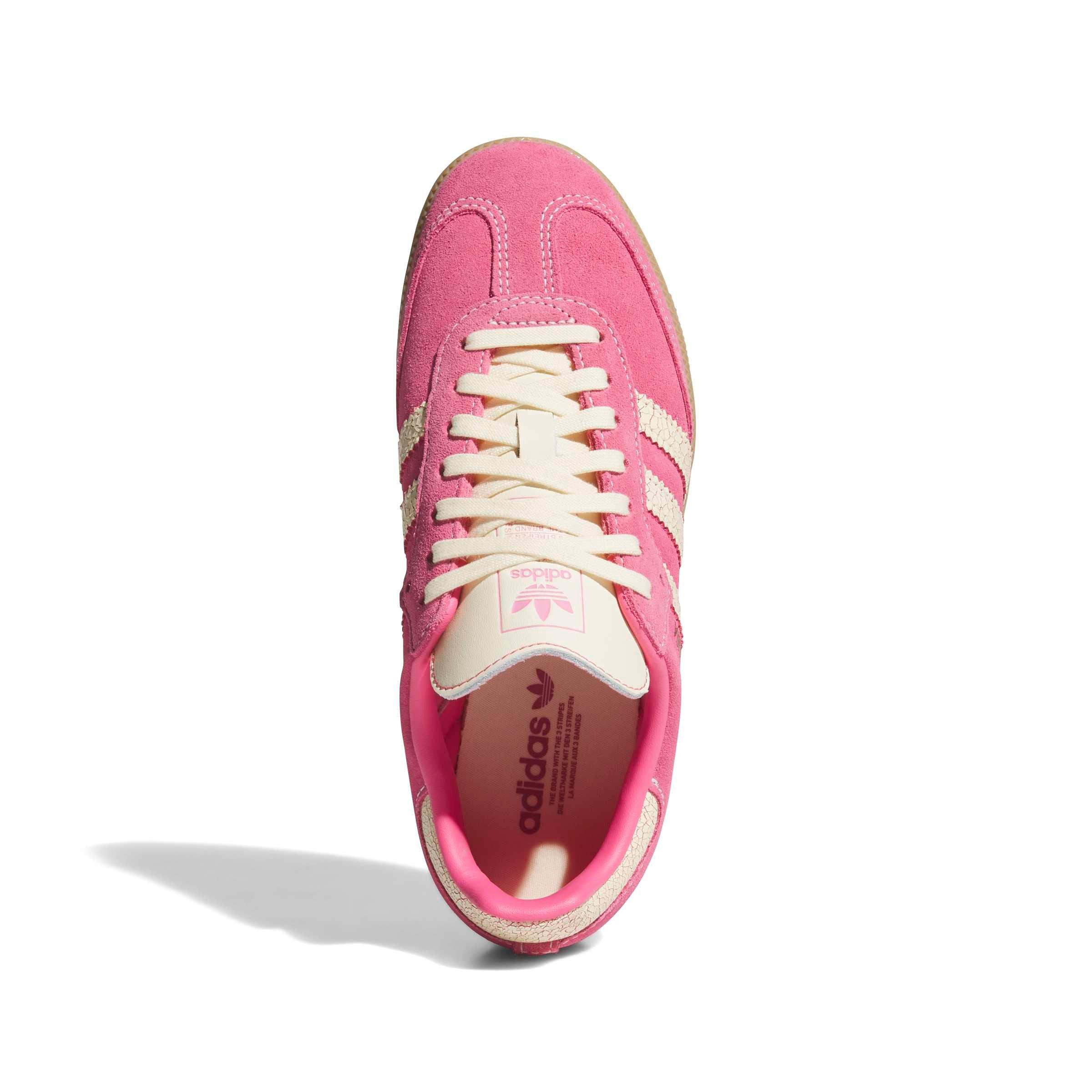 adidas Originals Samba OG "Pink Fusion/Warm Vanilla/Gum 4" Grade School Girls' Shoe - PINK/VANILLA/GUM