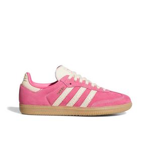adidas Originals Samba OG "Pink Fusion/Warm Vanilla/Gum 4" Grade School Girls' Shoe - PINK/VANILLA/GUM