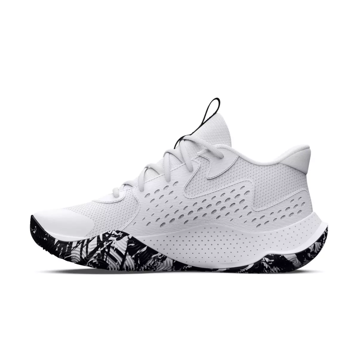 Under Armour Jet 23 "White/Halo Grey/Black" Unisex Basketball Shoe - WHITE/GREY/BLACK