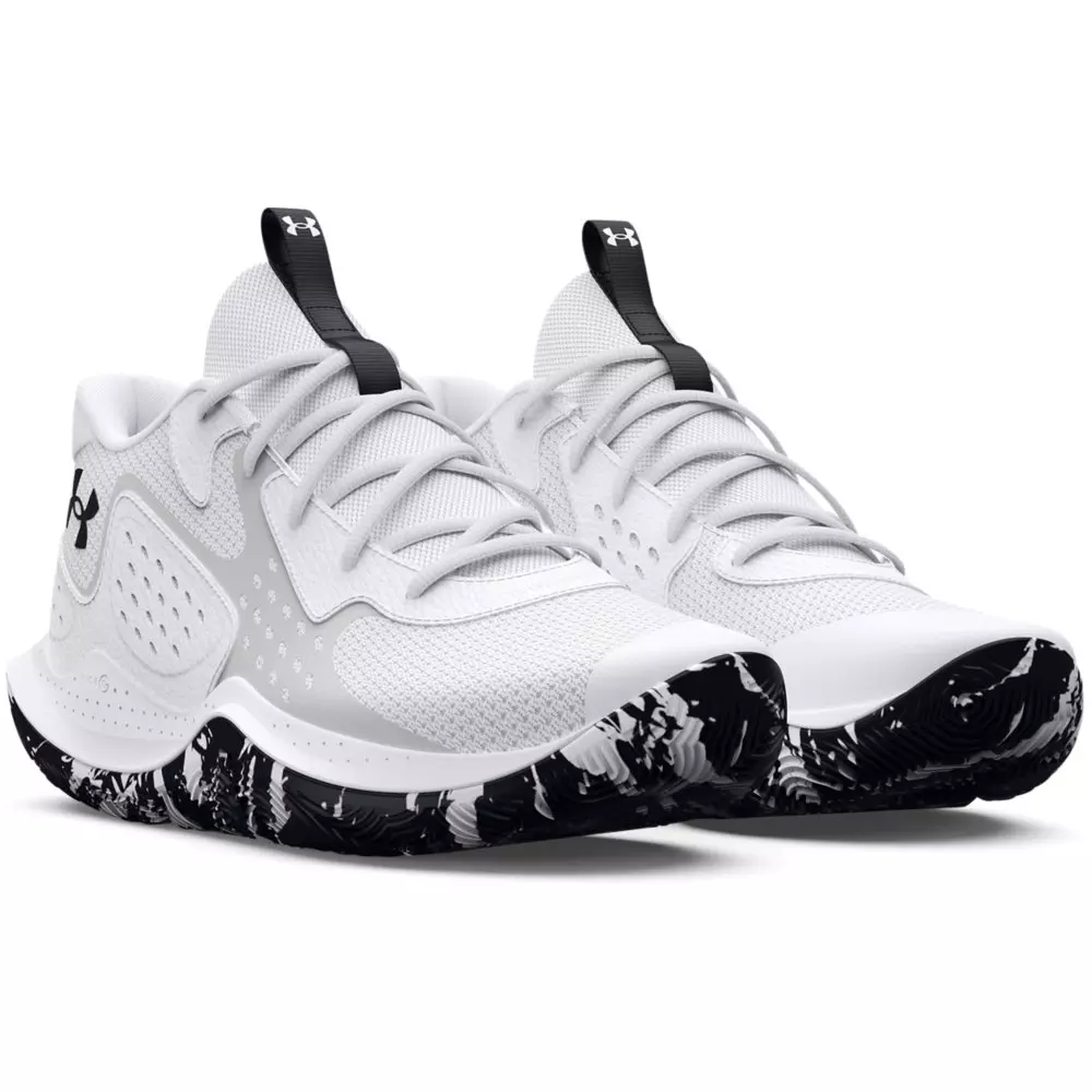 Under Armour Jet 23 "White/Halo Grey/Black" Unisex Basketball Shoe - WHITE/GREY/BLACK
