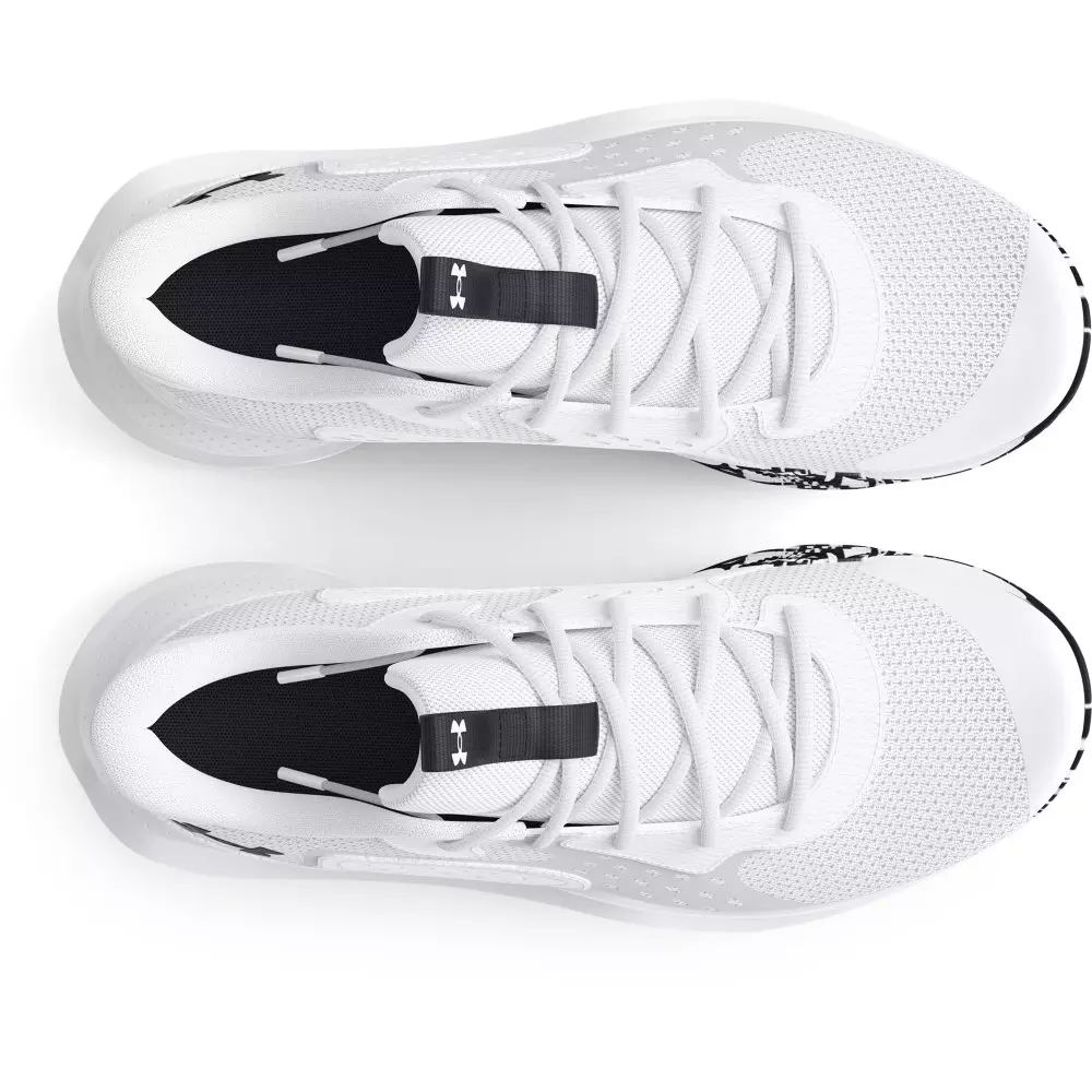 Under Armour Jet 23 "White/Halo Grey/Black" Unisex Basketball Shoe - WHITE/GREY/BLACK