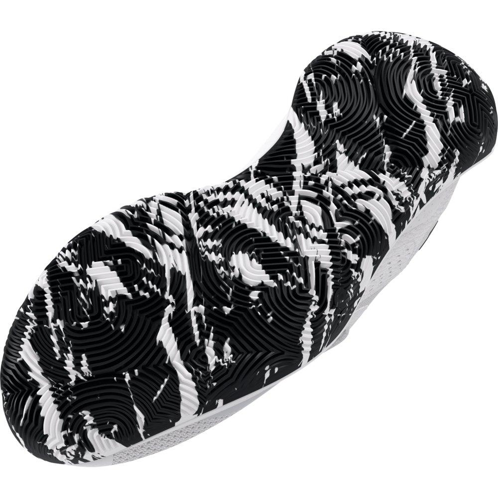 Under Armour Jet 23 "White/Halo Grey/Black" Unisex Basketball Shoe - WHITE/GREY/BLACK Thumbnail View 5