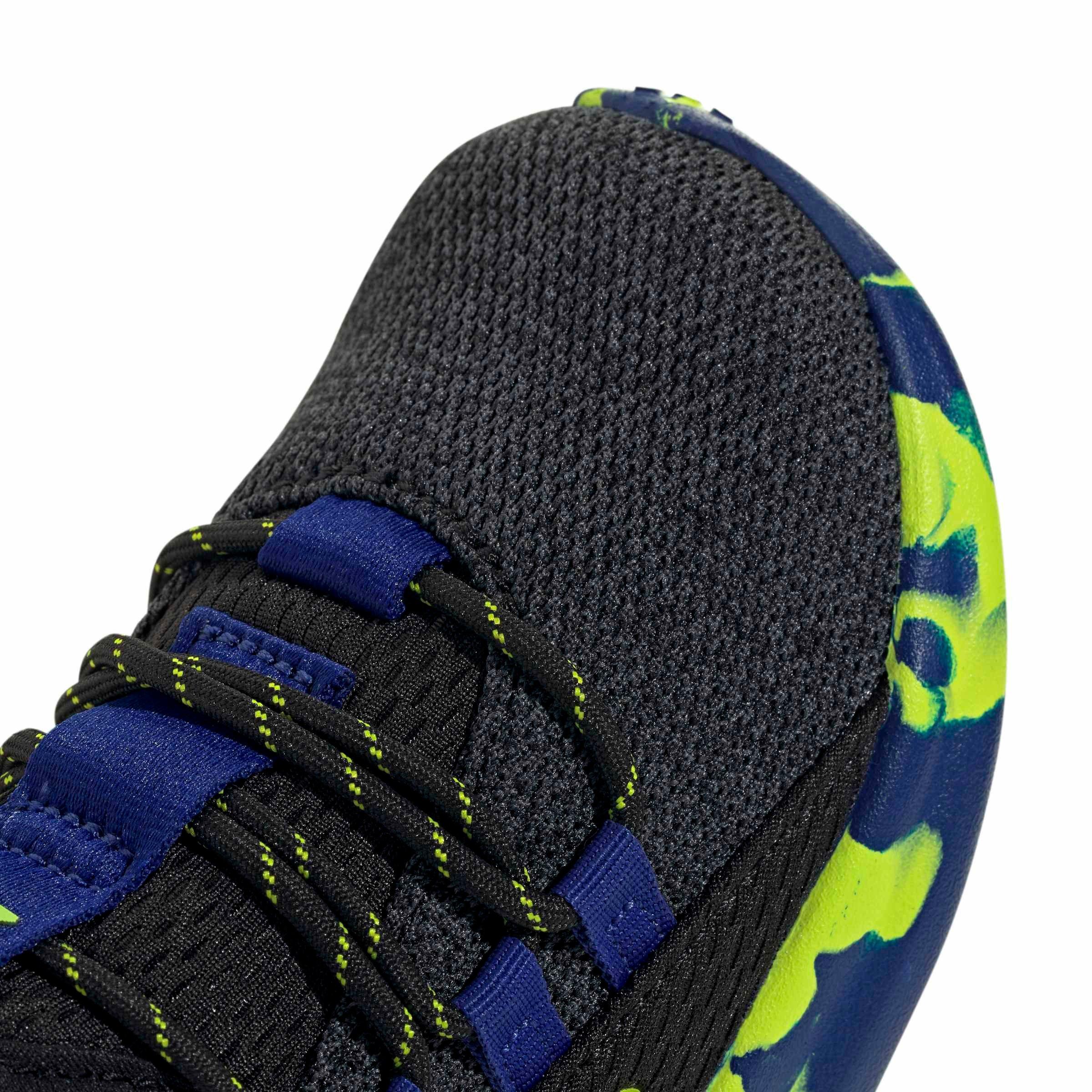 adidas Lite Racer Adapt 8.0 "Core Black/Solar Slime/Mystery Ink" Infant Boys' Shoe - BLACK/SLIME/INK