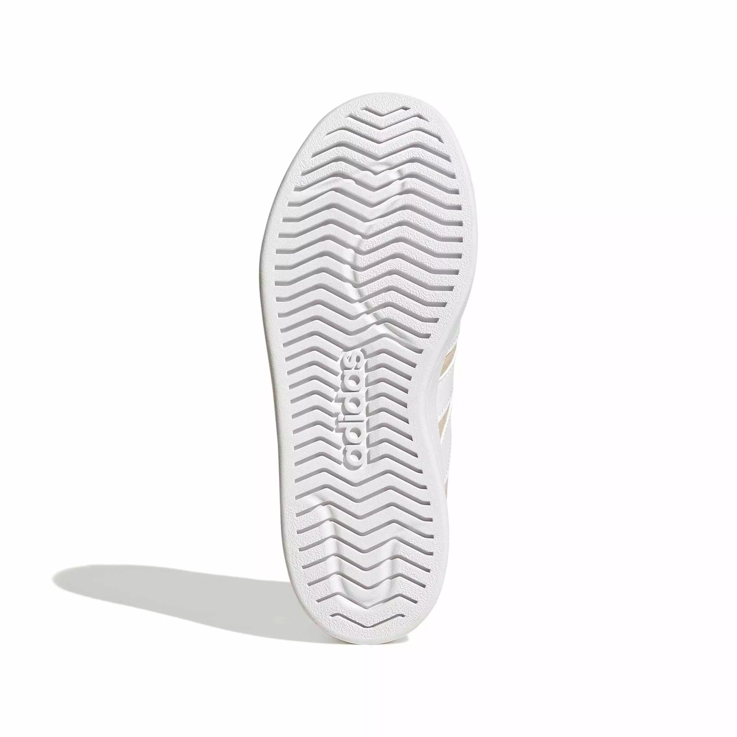 adidas Streettalk "Wonder Beige/Ftwr White/Gold Metallic" Grade School Girls' Shoe - BEIGE/WHITE/GOLD