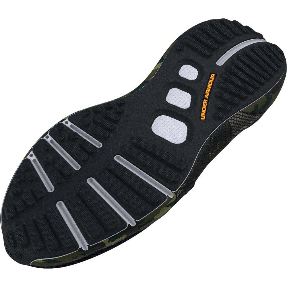 Under Armour HOVR Phantom 3 SE Print "Black/Marine OD Green/Formula Orange" Unisex Running Shoe - BLACK/GREEN Thumbnail View 5