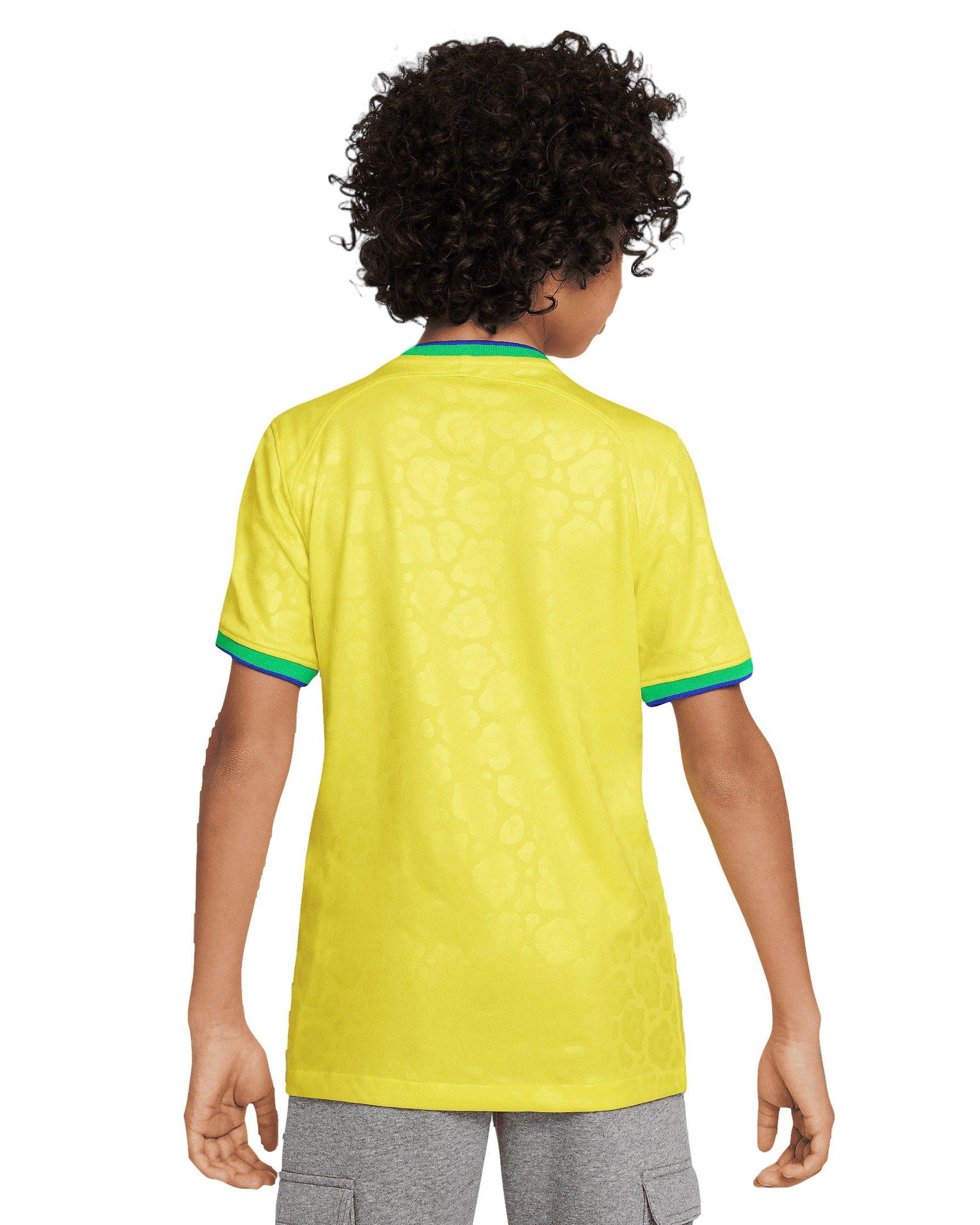 Nike Brazil 2023 Home Replica Jersey, Men's, Large, Yellow