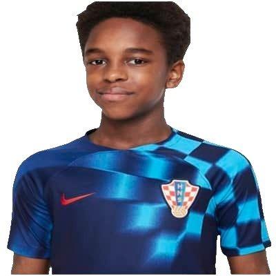 Croatia 2022/23 Stadium Home Big Kids' Nike Dri-FIT Soccer Jersey