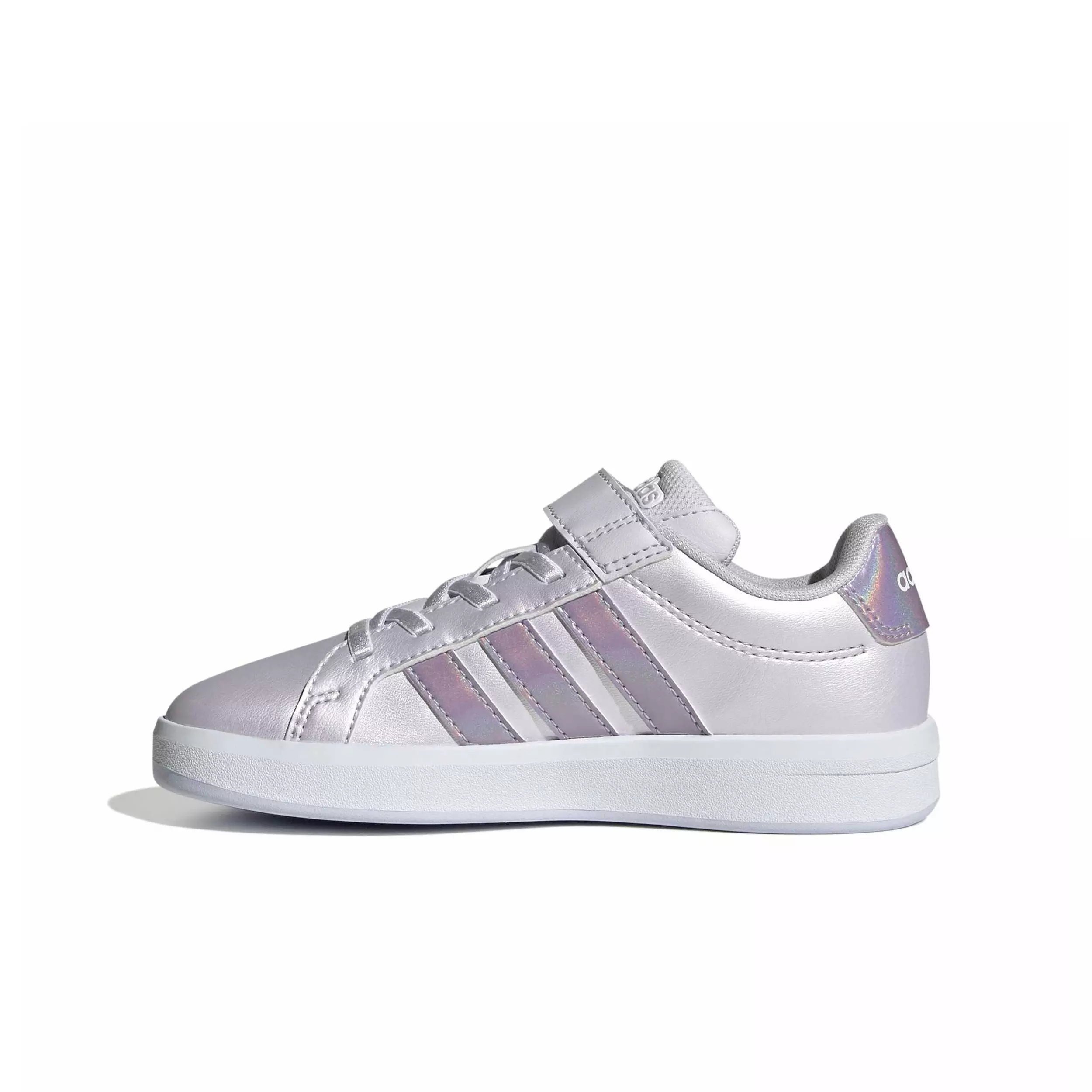 adidas Grand Court 3.0 "Frozen Purple/Ice Lavender/Core White" Preschool Girls' Shoe - PURPLE/LAVENDER/WHITE