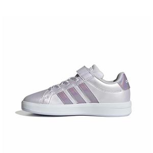 adidas Grand Court 3.0 "Frozen Purple/Ice Lavender/Core White" Preschool Girls' Shoe - PURPLE/LAVENDER/WHITE