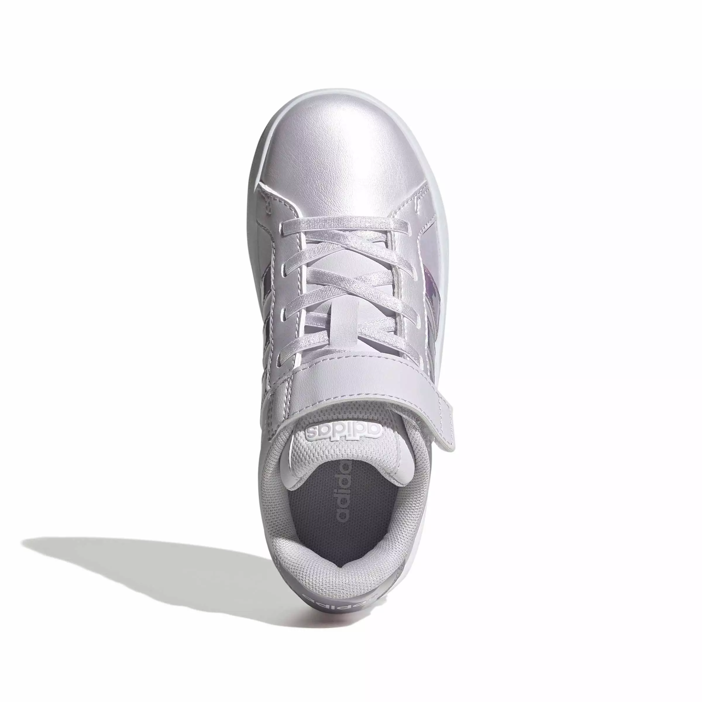 adidas Grand Court 3.0 "Frozen Purple/Ice Lavender/Core White" Preschool Girls' Shoe - PURPLE/LAVENDER/WHITE