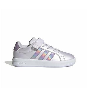 adidas Grand Court 3.0 "Frozen Purple/Ice Lavender/Core White" Preschool Girls' Shoe - PURPLE/LAVENDER/WHITE