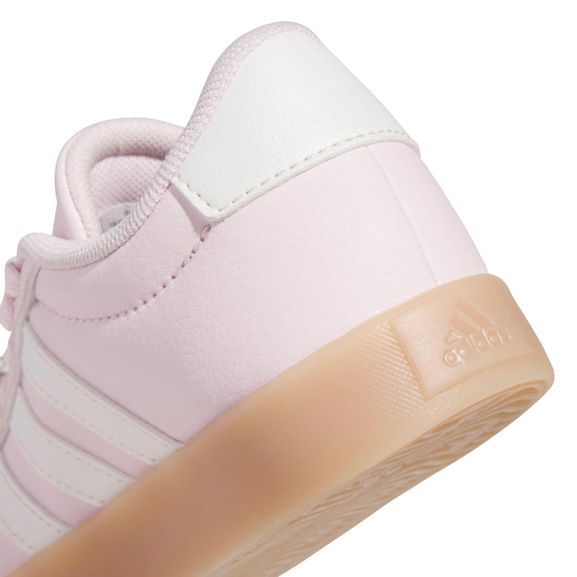 adidas VL Court 3.0 "Distilled Pink/Zero Metallic/Clear Pink" Preschool Girls' Shoe - PINK/ZERO/PINK