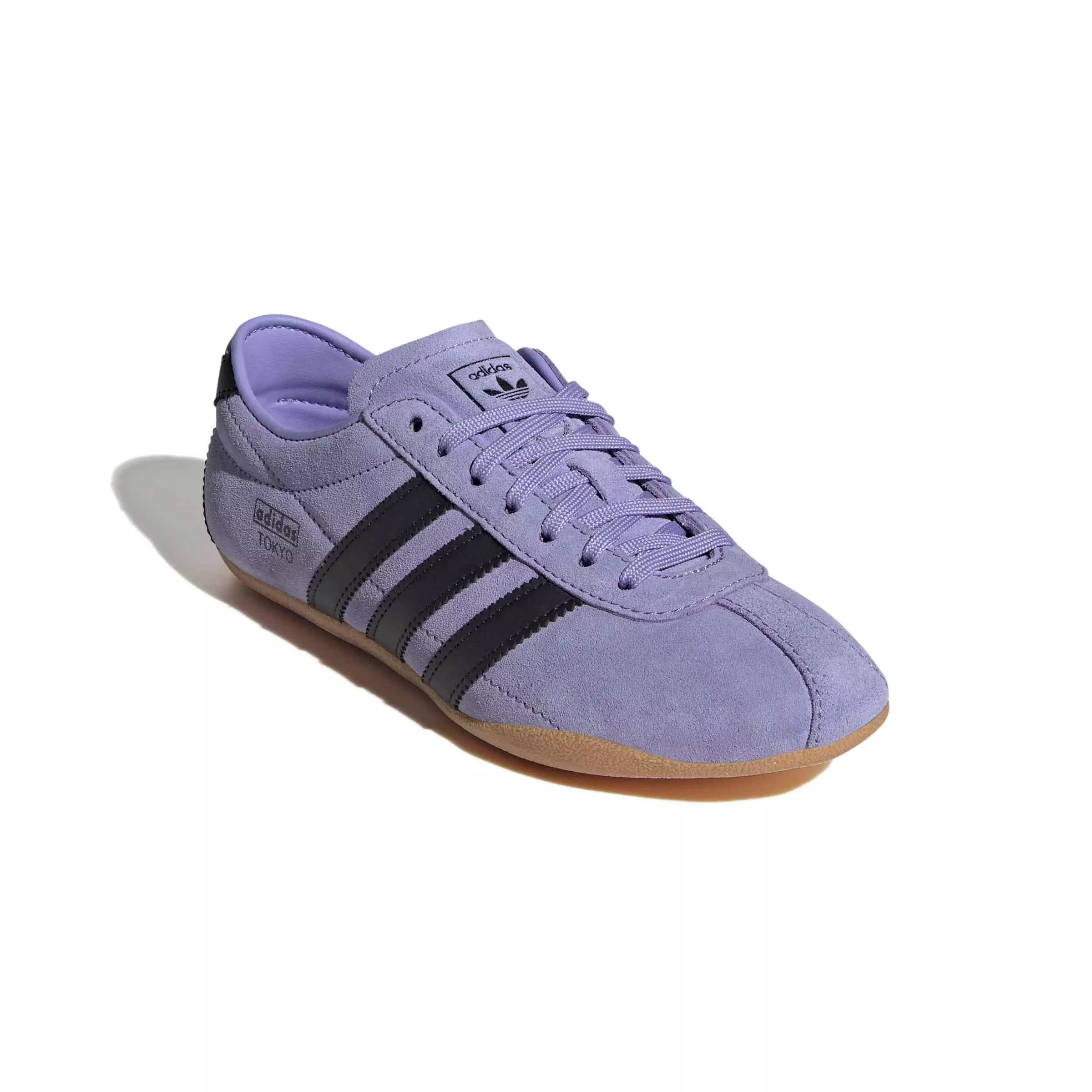 adidas Originals Tokyo "Light Purple/Core Black/Gum 3" Grade School Girls' Shoe - LT PURPLE/BLACK/GUM